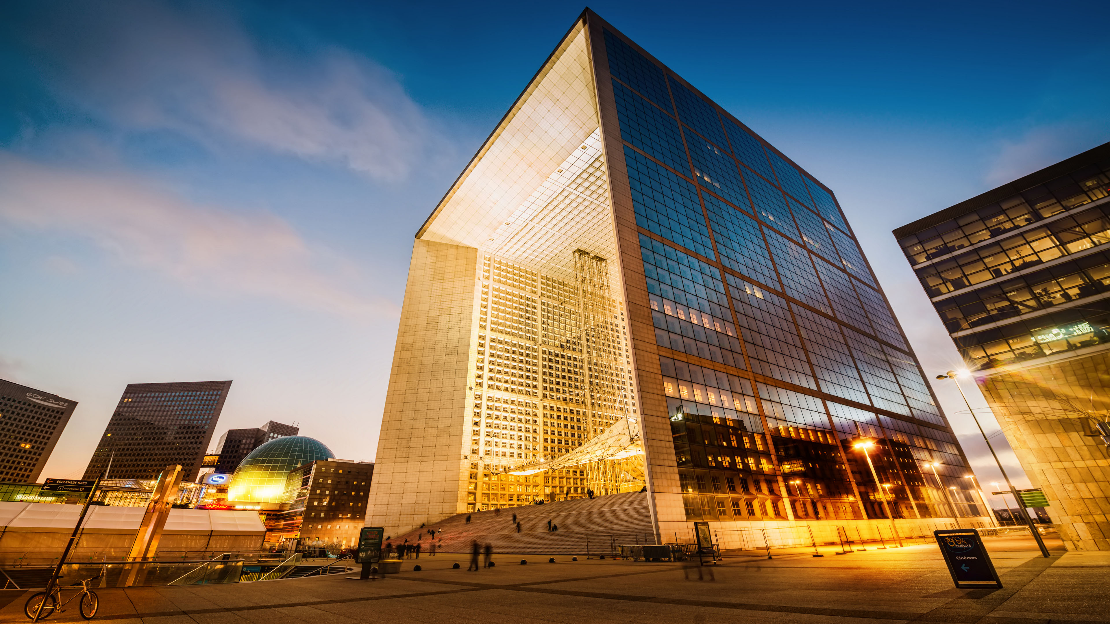 城市夜景,建筑,壮观,灯光