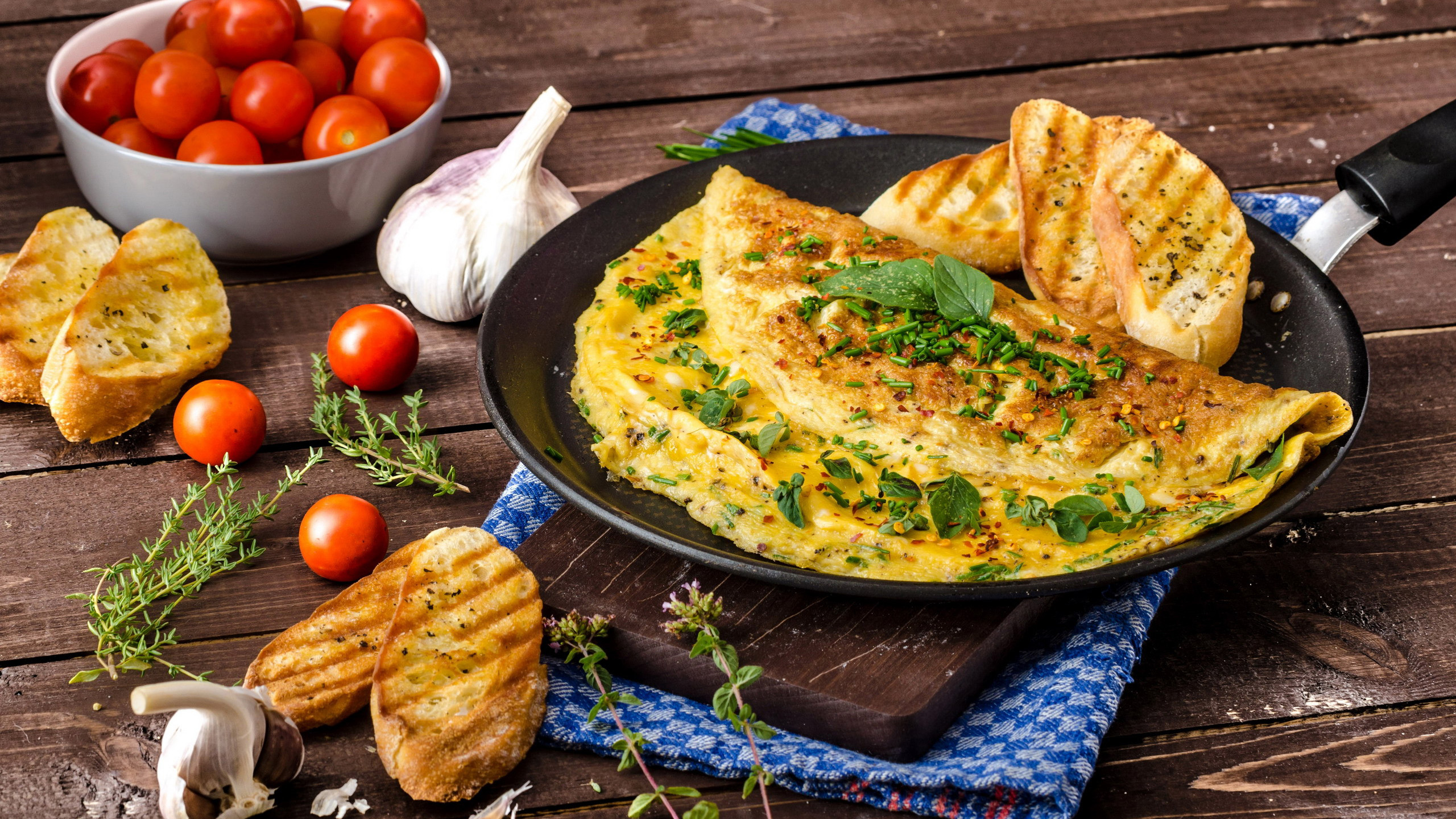 舒缓压力,番茄,鸡蛋,大蒜