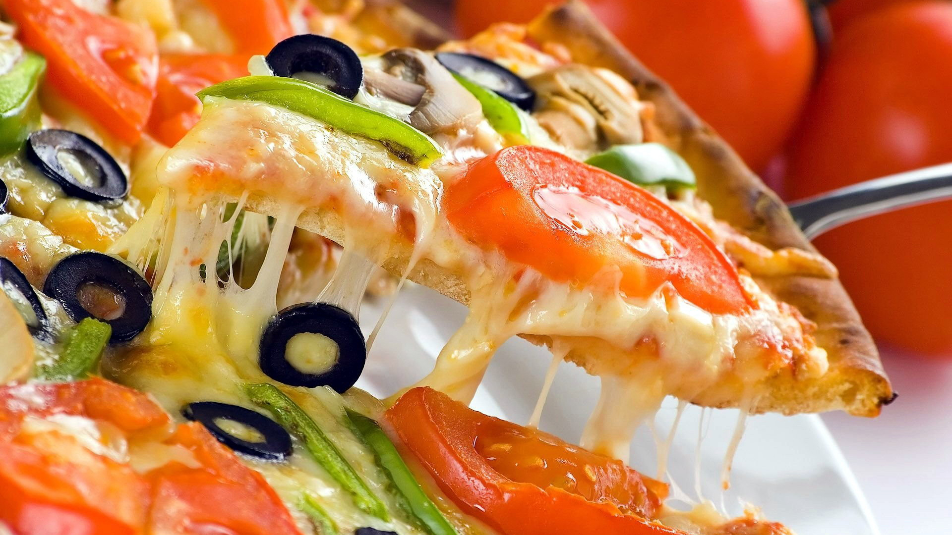 舒缓压力,剪披萨,美食