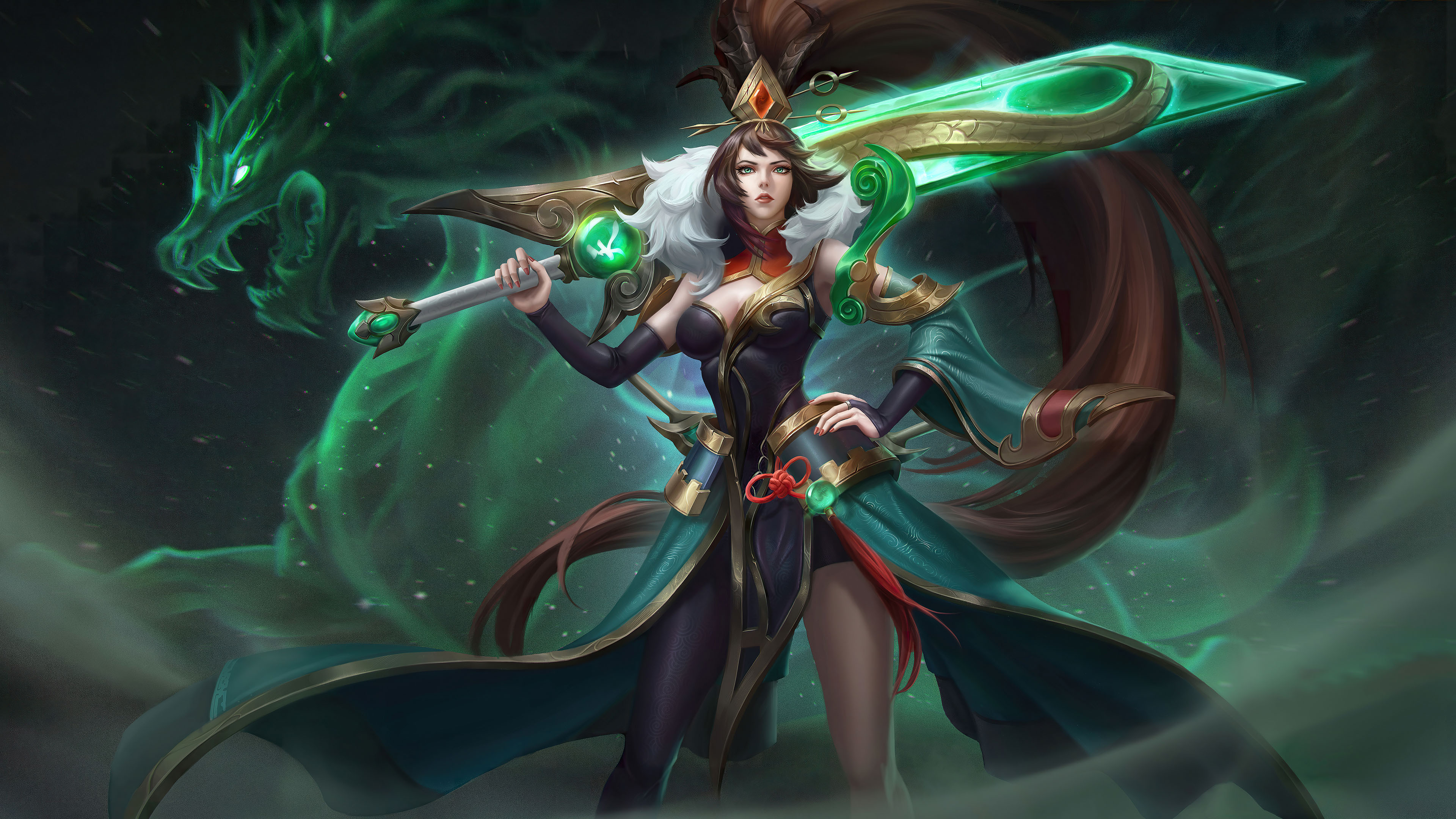 王者荣耀,大刀,龙