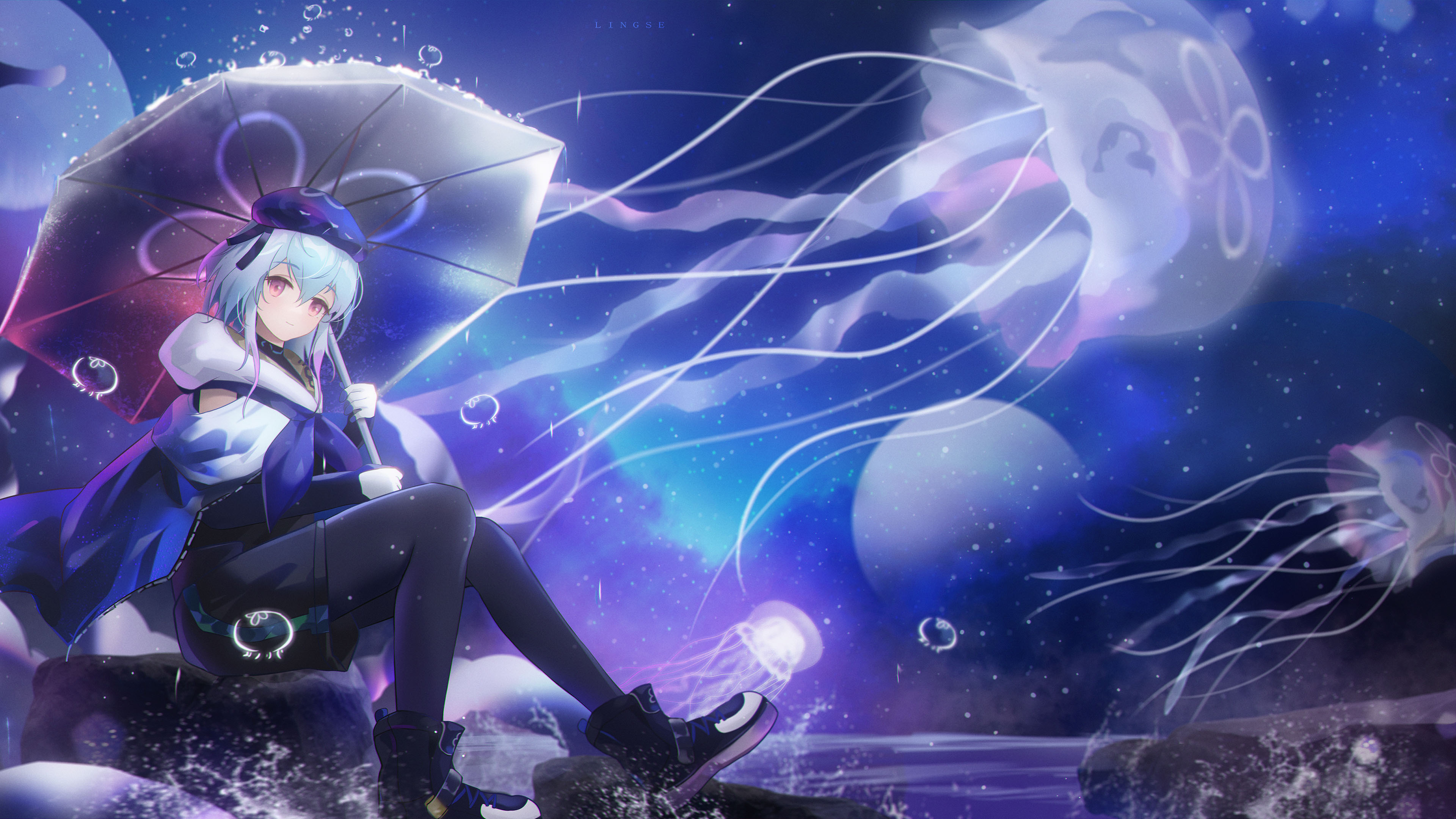 雨伞,水母,精良,魔法