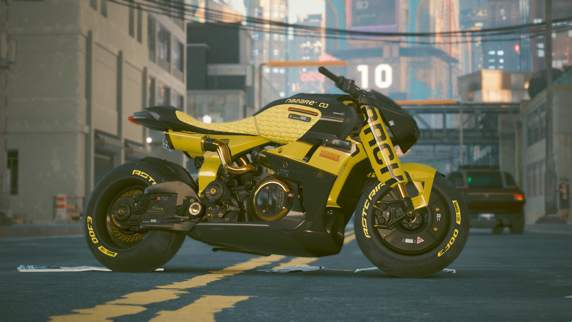 摩托车,城市,炫酷