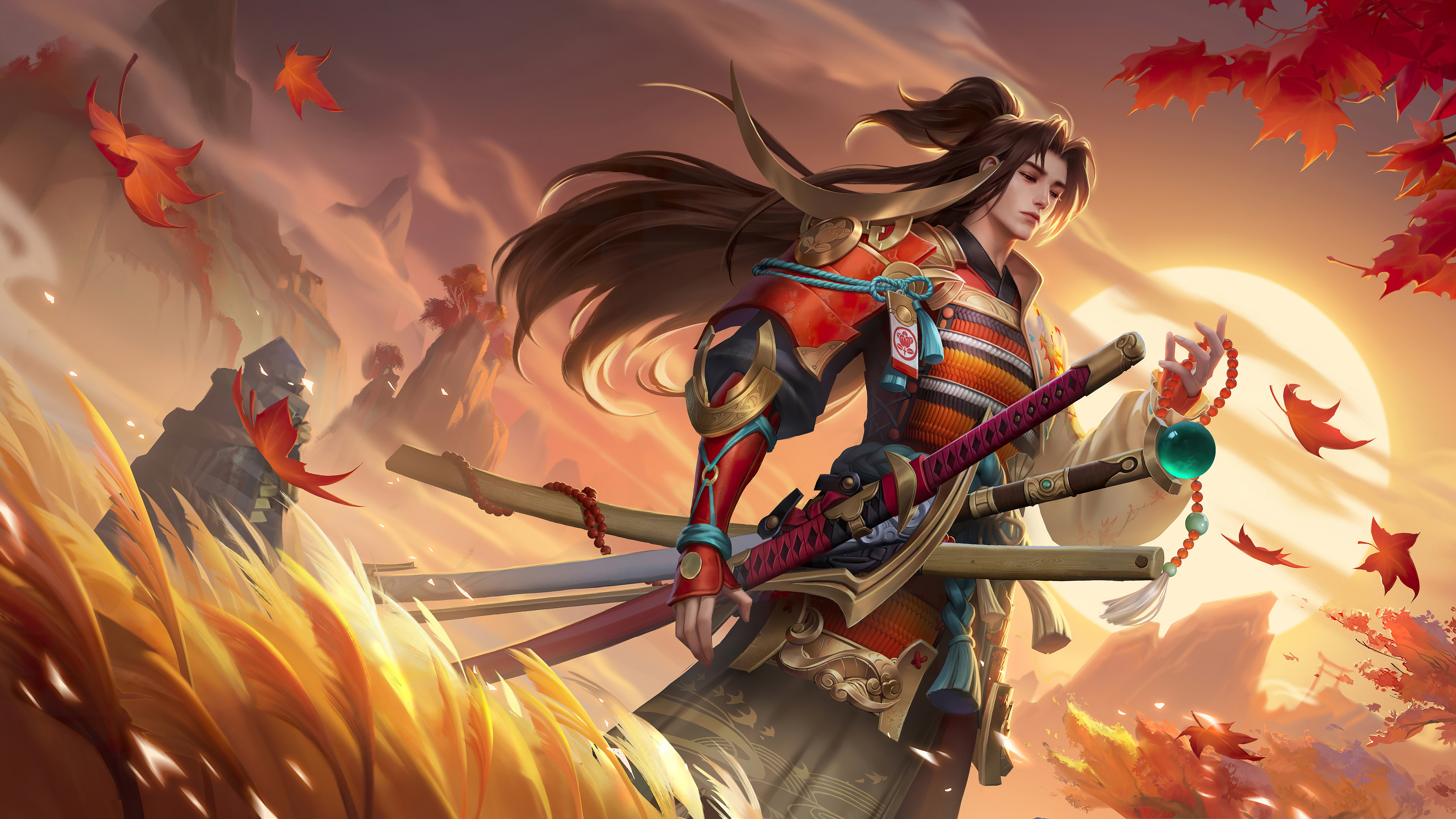 王者荣耀,橘右京,枫霜尽