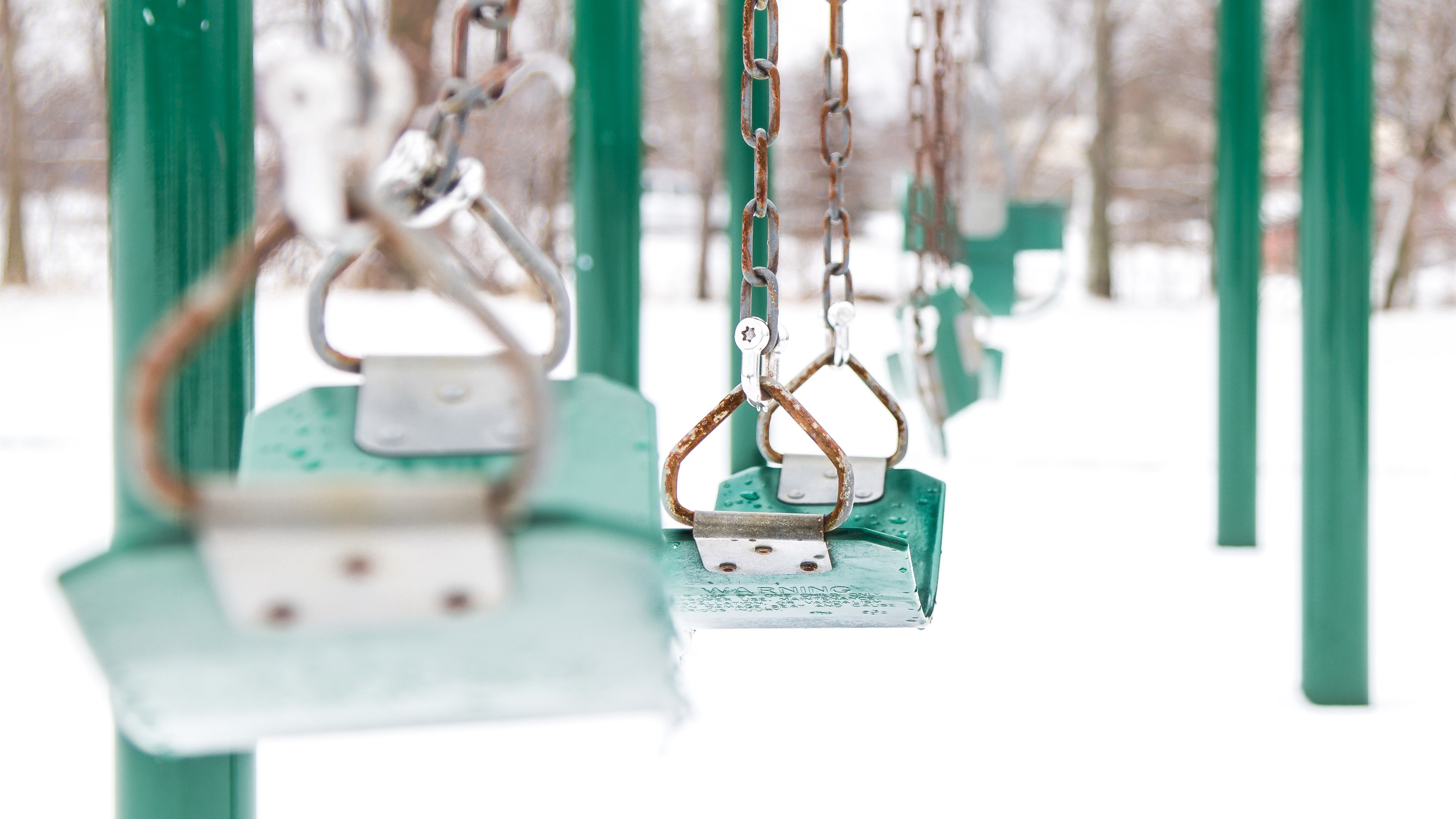 冰天雪地,秋千,大雪