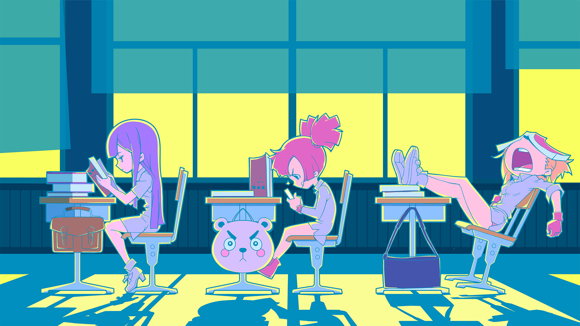 教室,课桌,书包,学习