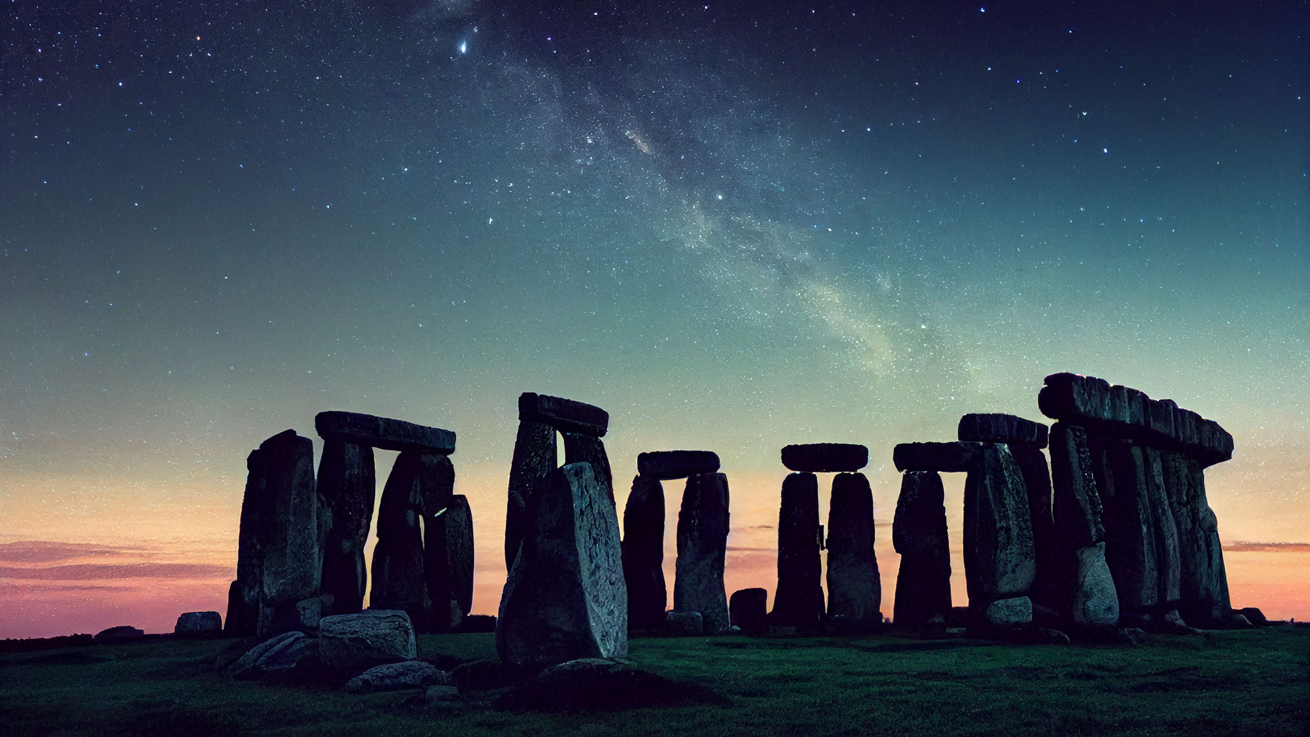 星空,巨石阵,神秘,奇迹