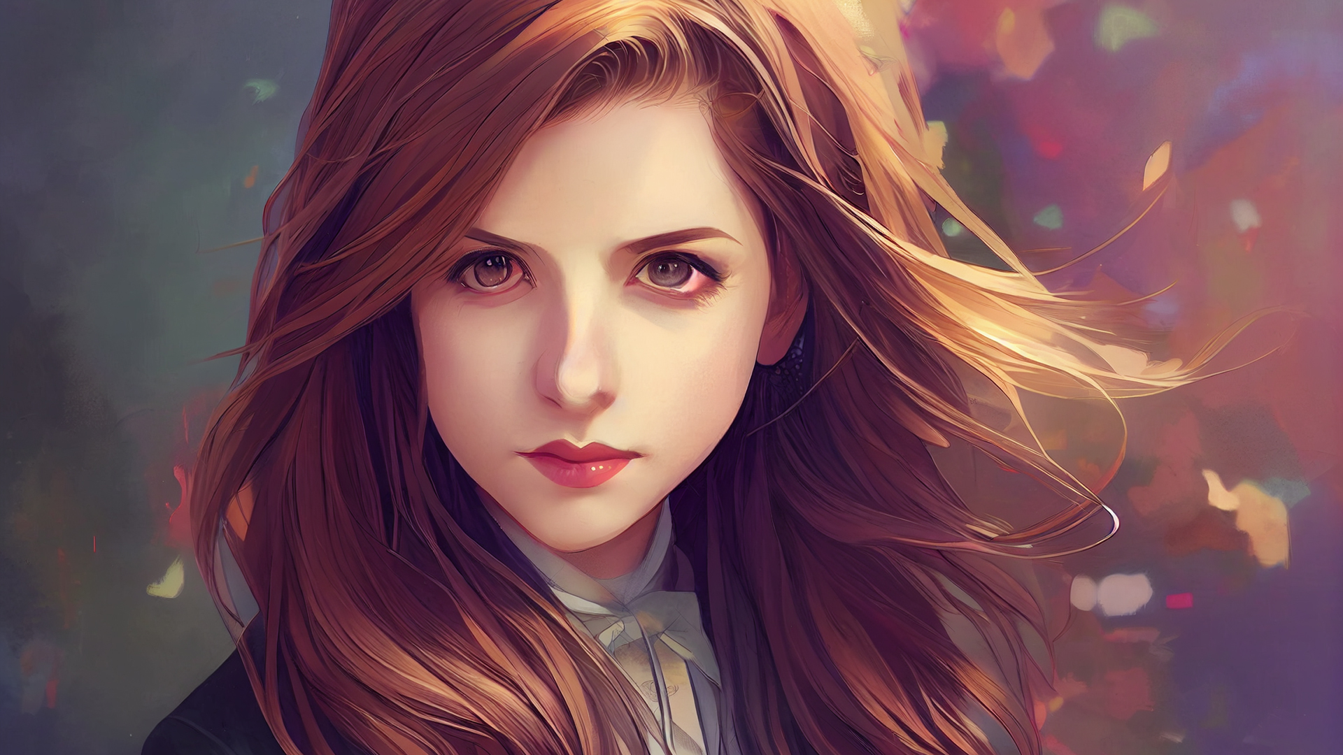 金发女孩,蝴蝶结,阳光