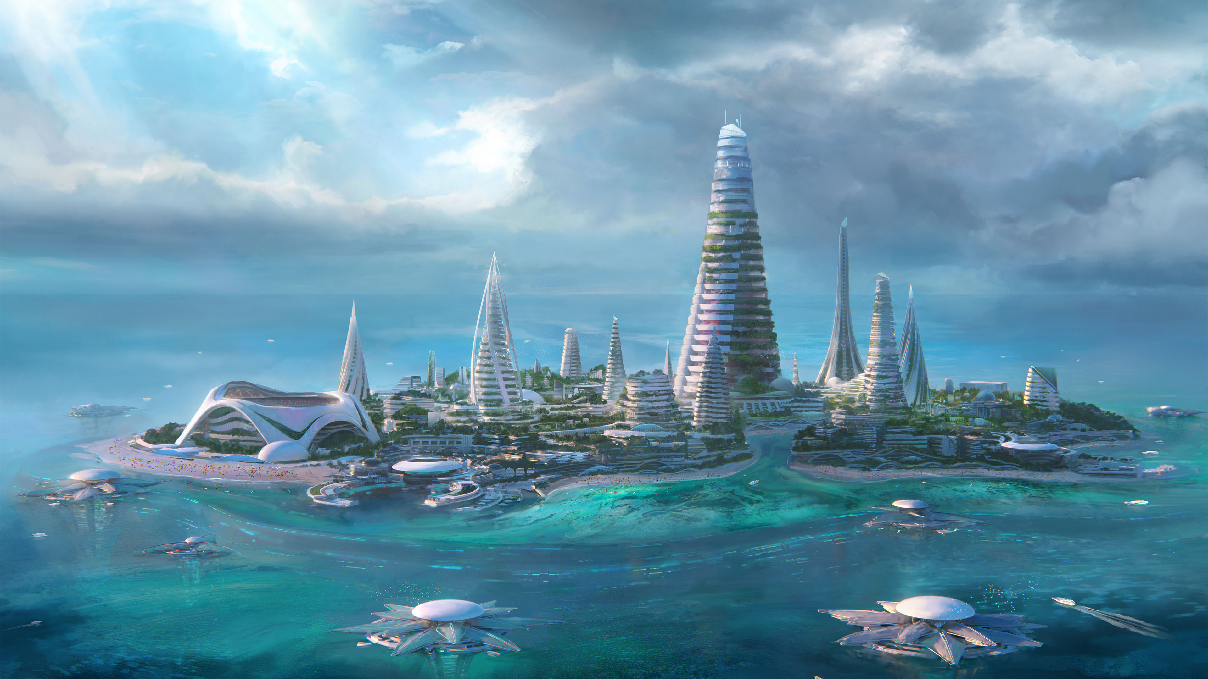 主机游戏,科技岛,海洋