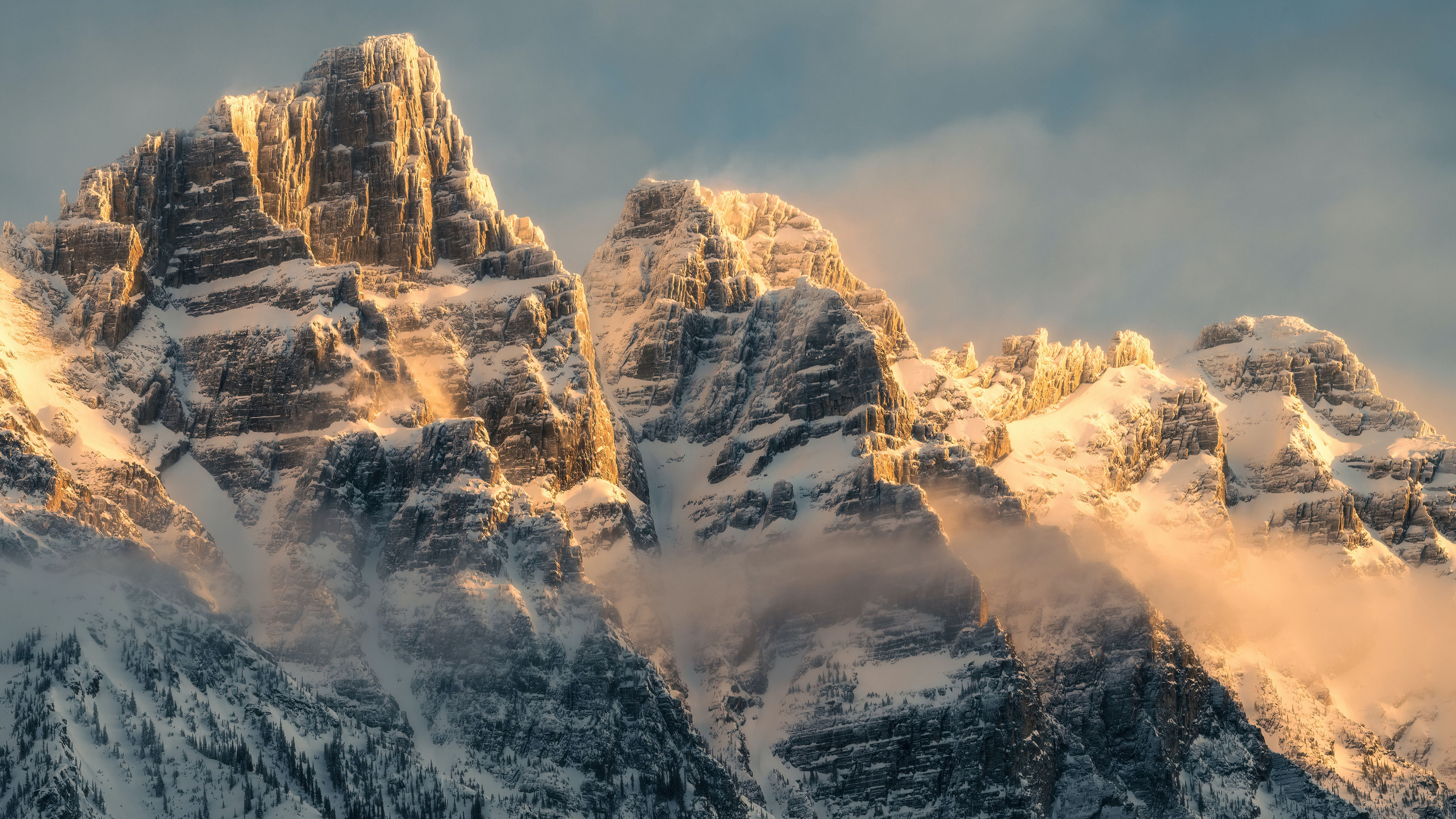 冰天雪地,雪山,山峰,神秘