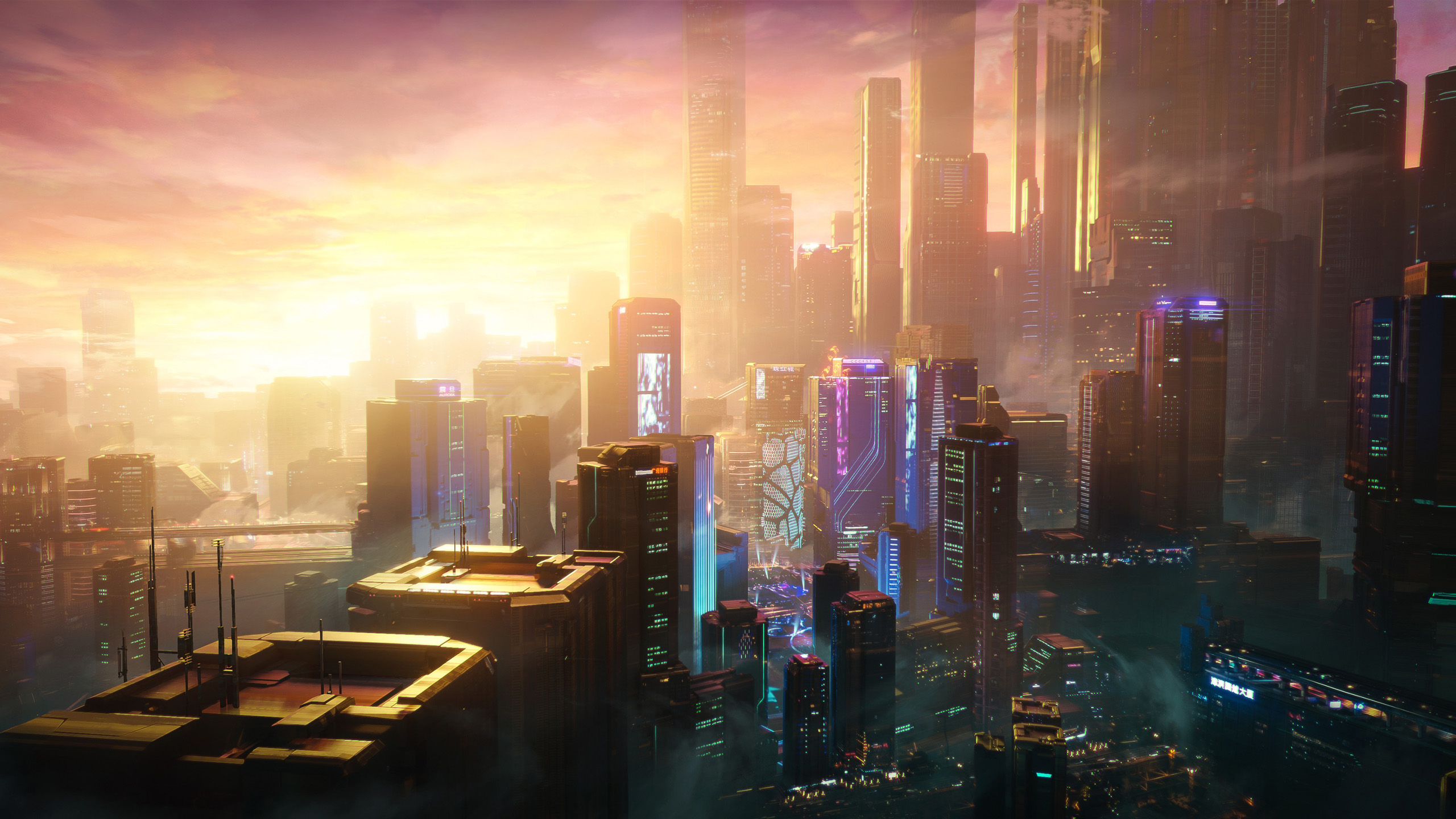 主机游戏,赛博朋克,未来城市