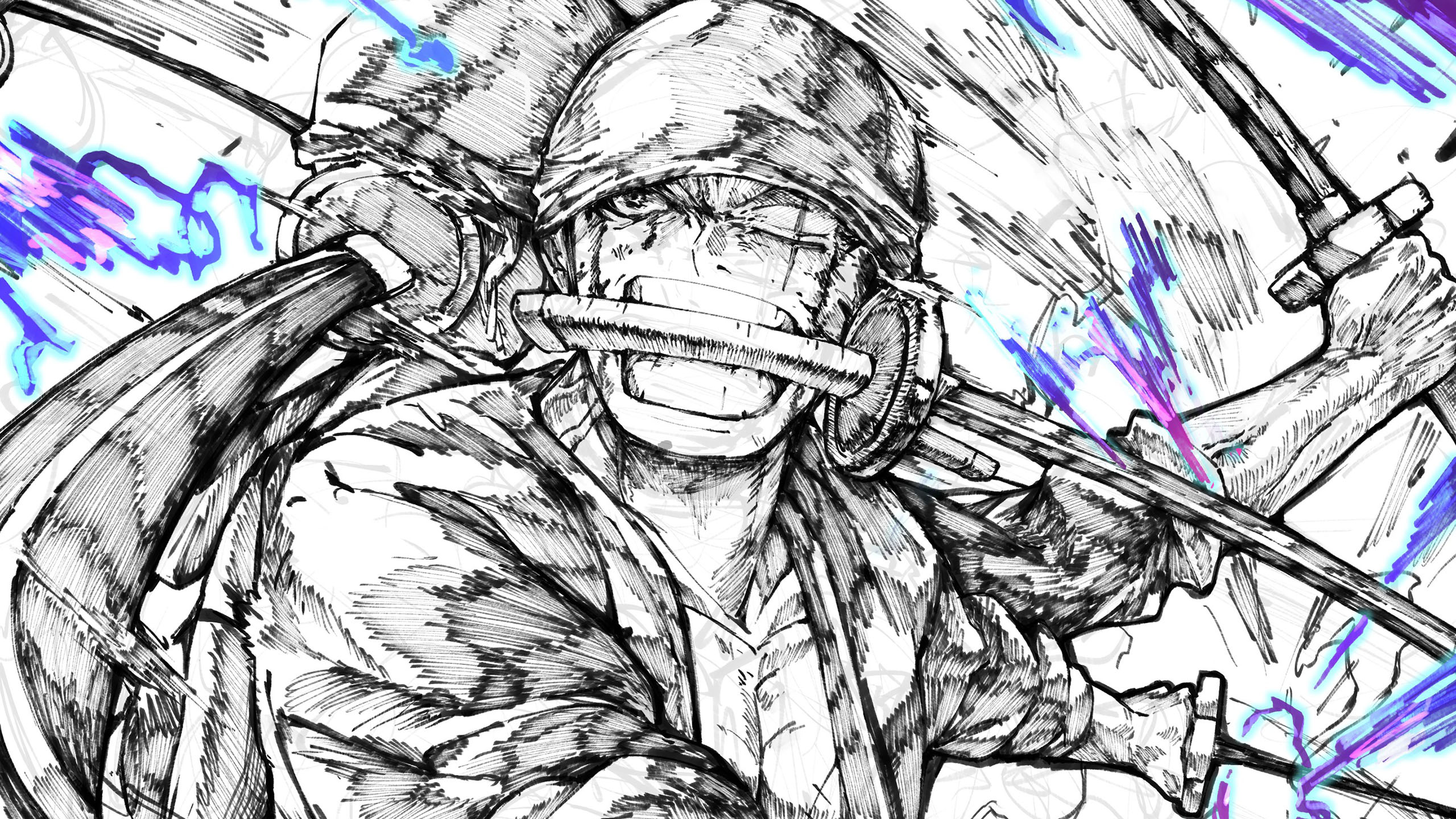 航海王,海贼王,索隆,三刀流