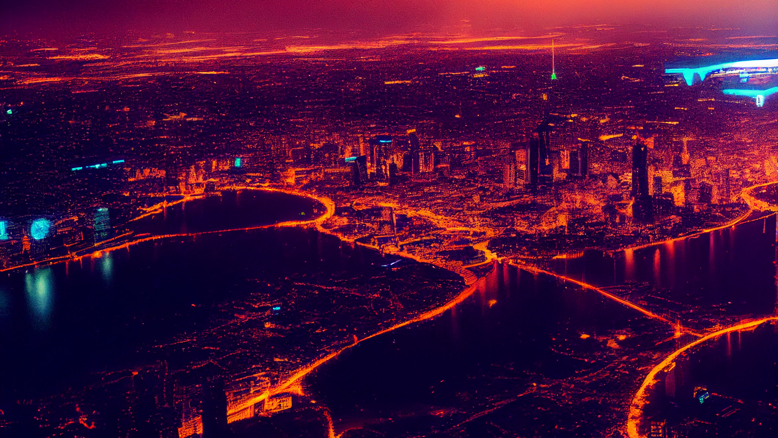 主机游戏,赛博朋克,都市,深夜