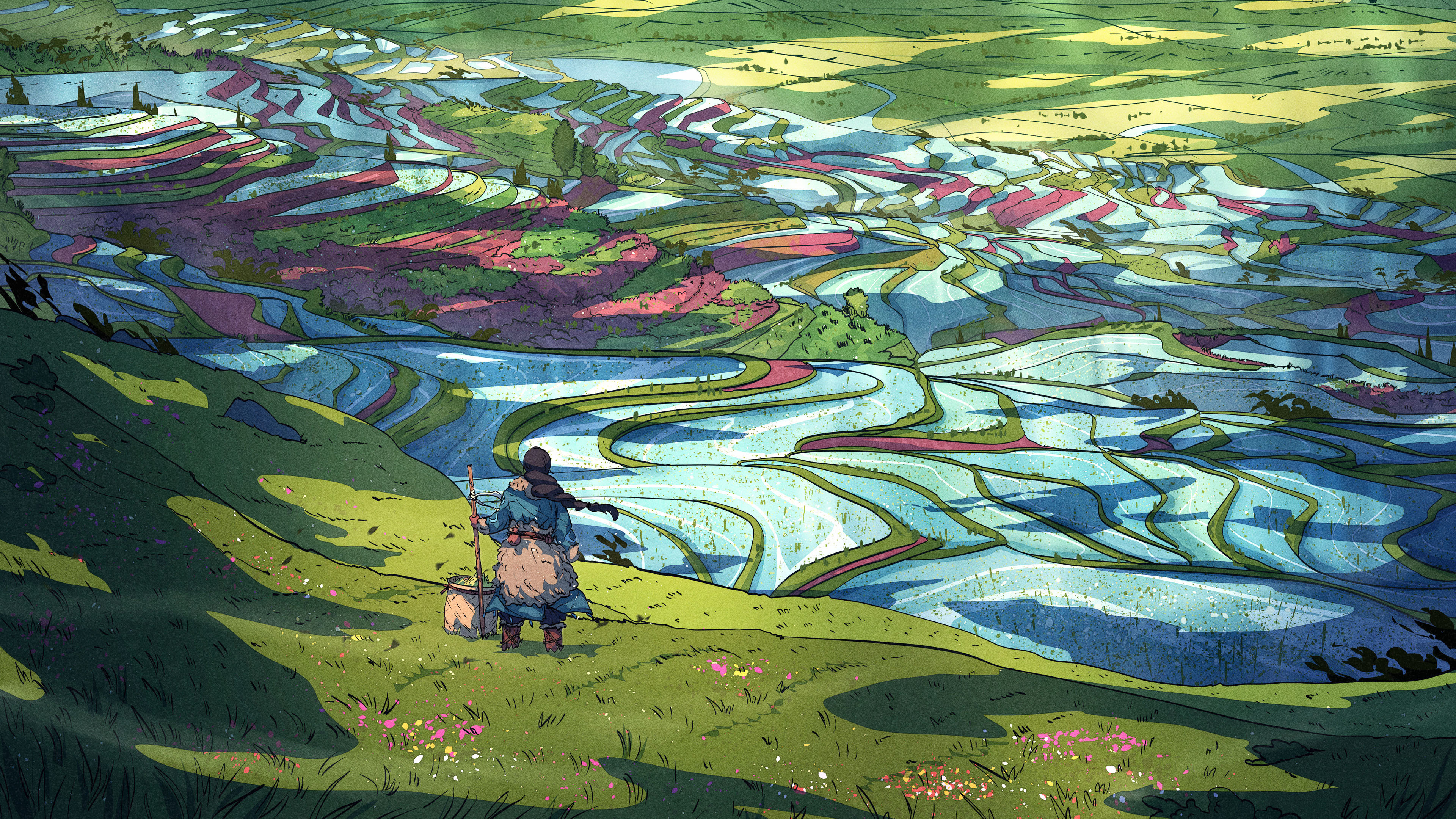 梯田,农耕,家园