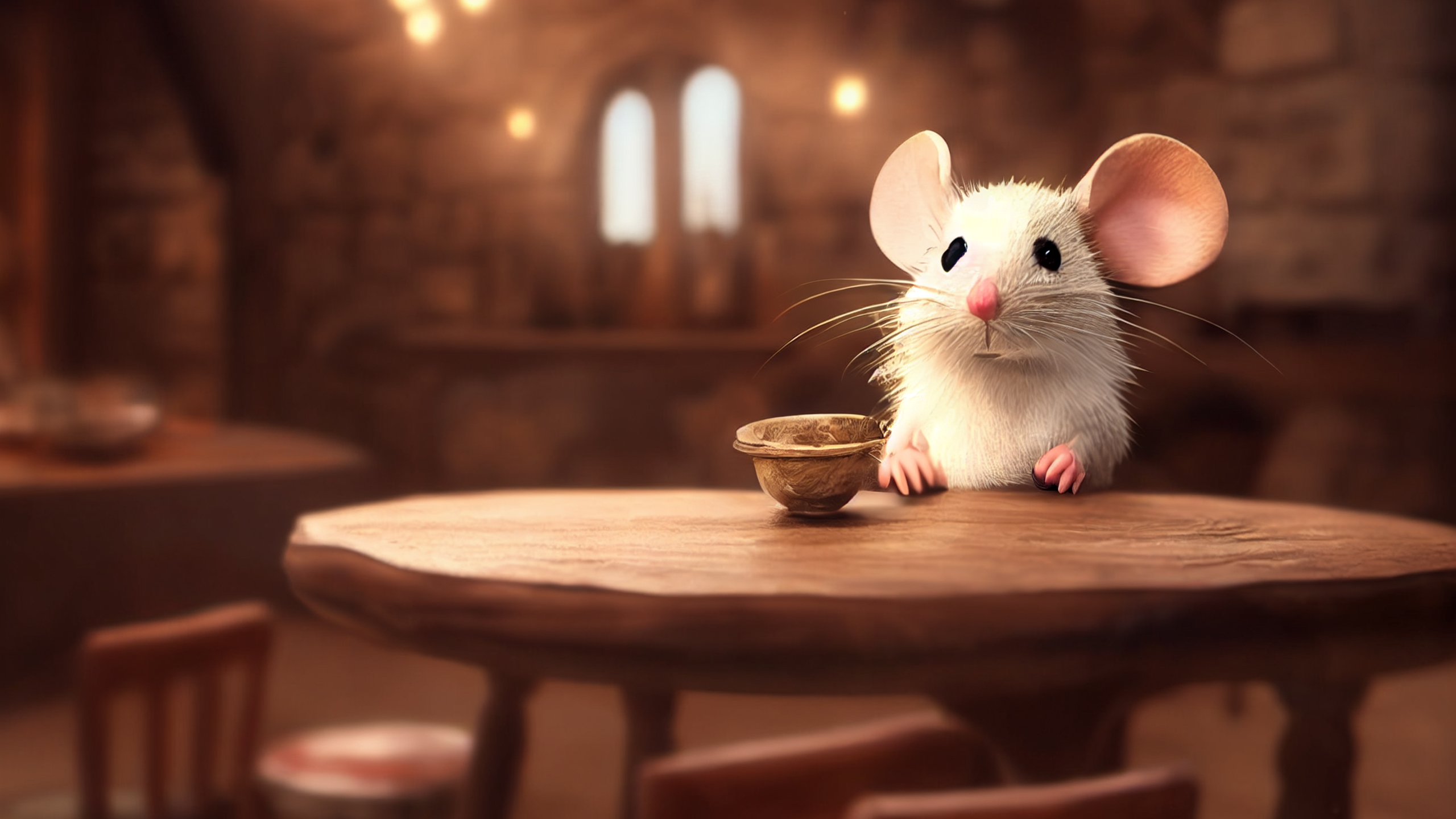 童话,小老鼠,餐厅