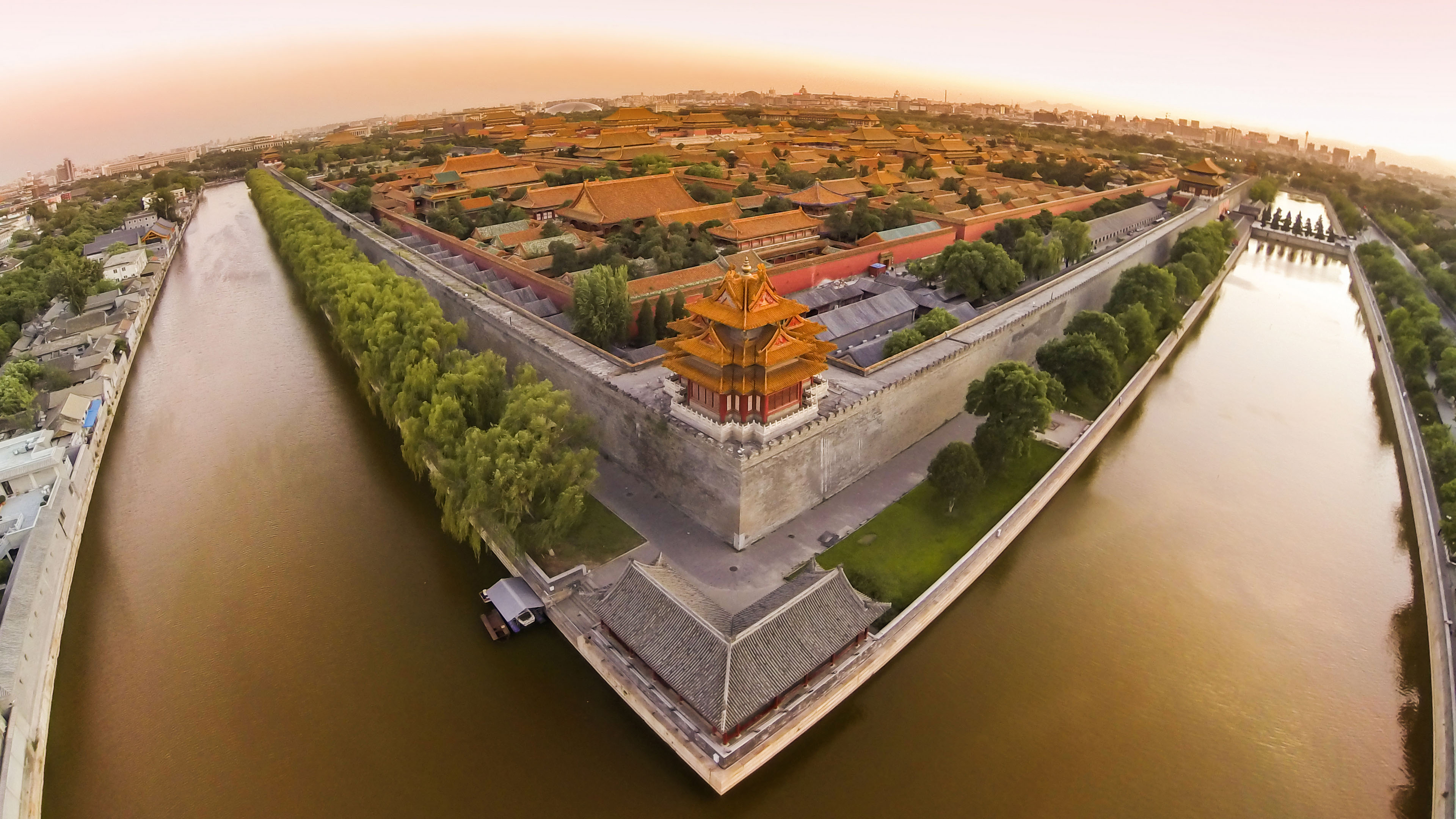 故宫,紫禁城,北京,护城河