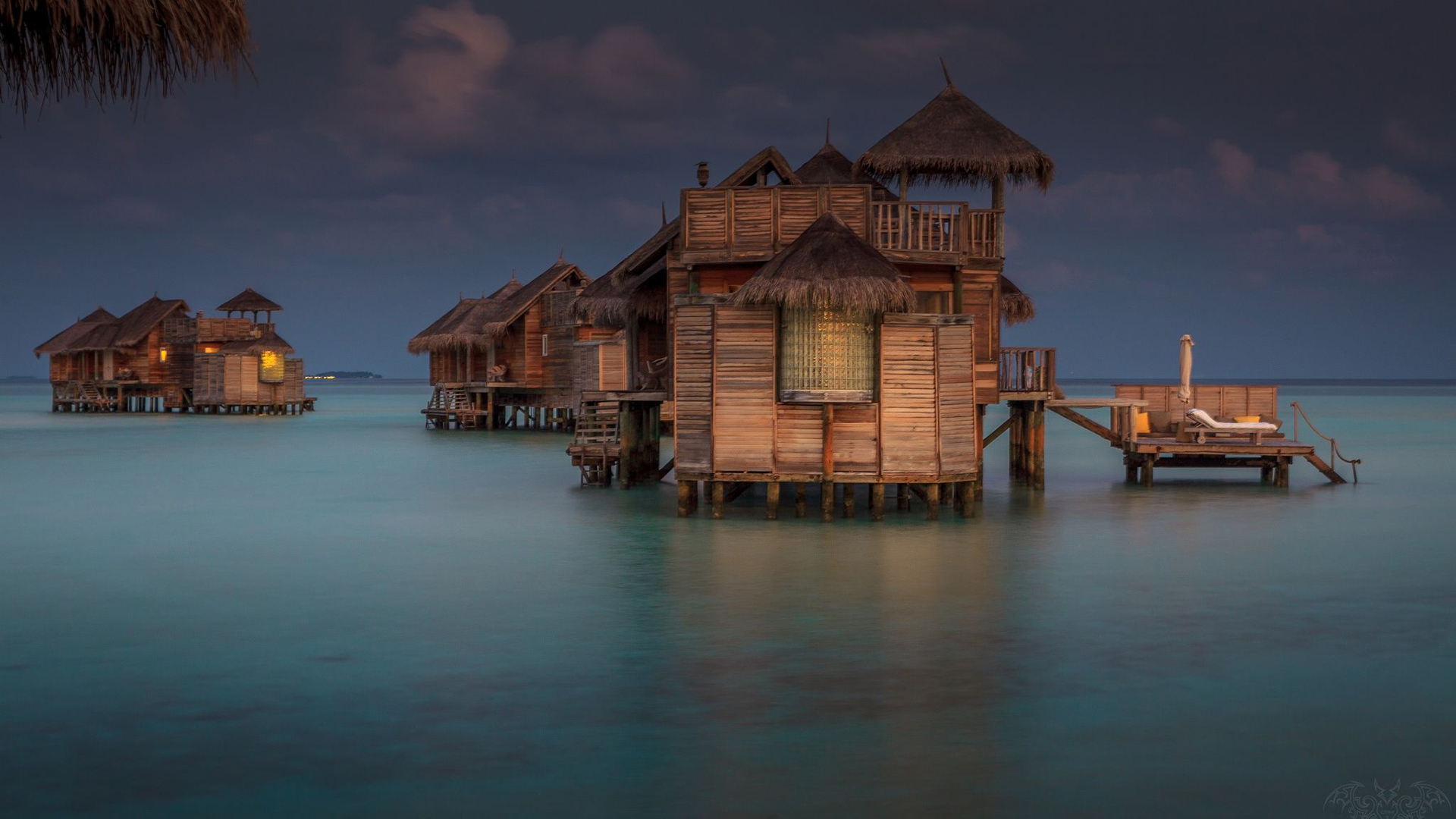 海洋天堂,独家,傍晚,夜幕,度假胜地