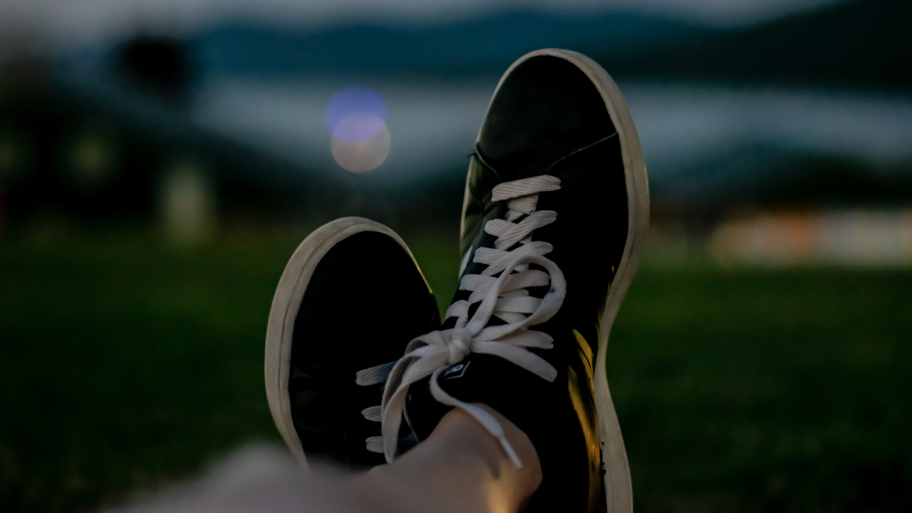 板鞋,夜景,悠闲时光