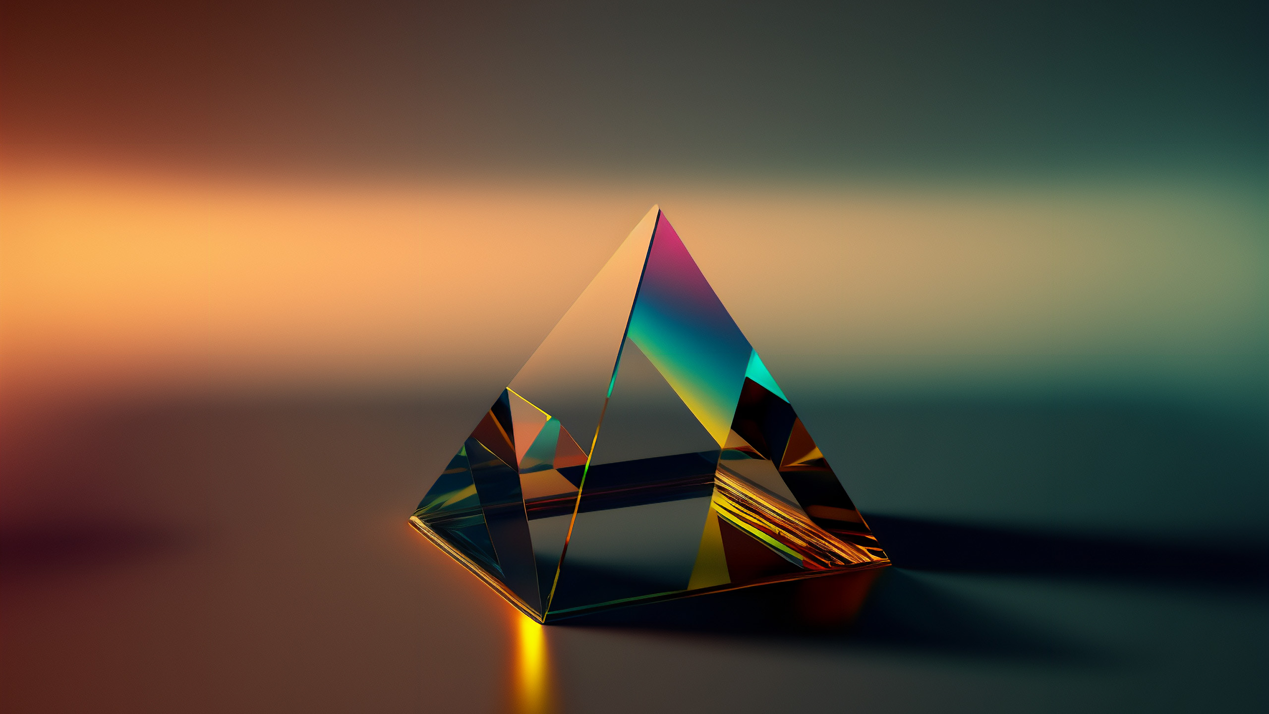 水晶,三棱镜,彩虹,颜色