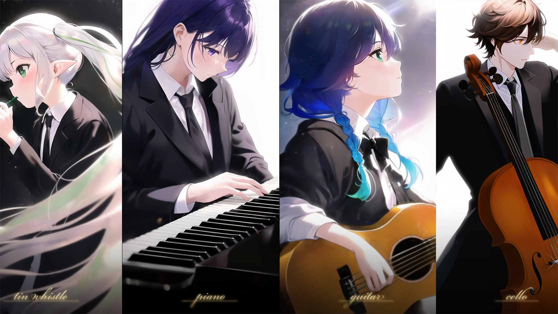 音乐,练习生,乐器,钢琴,吉他