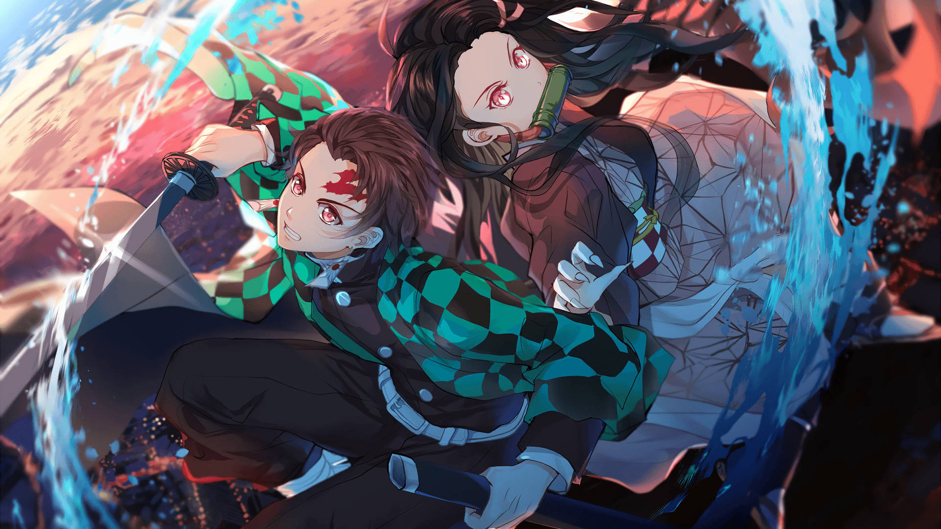 鬼灭之刃,炭治郎,弥豆子