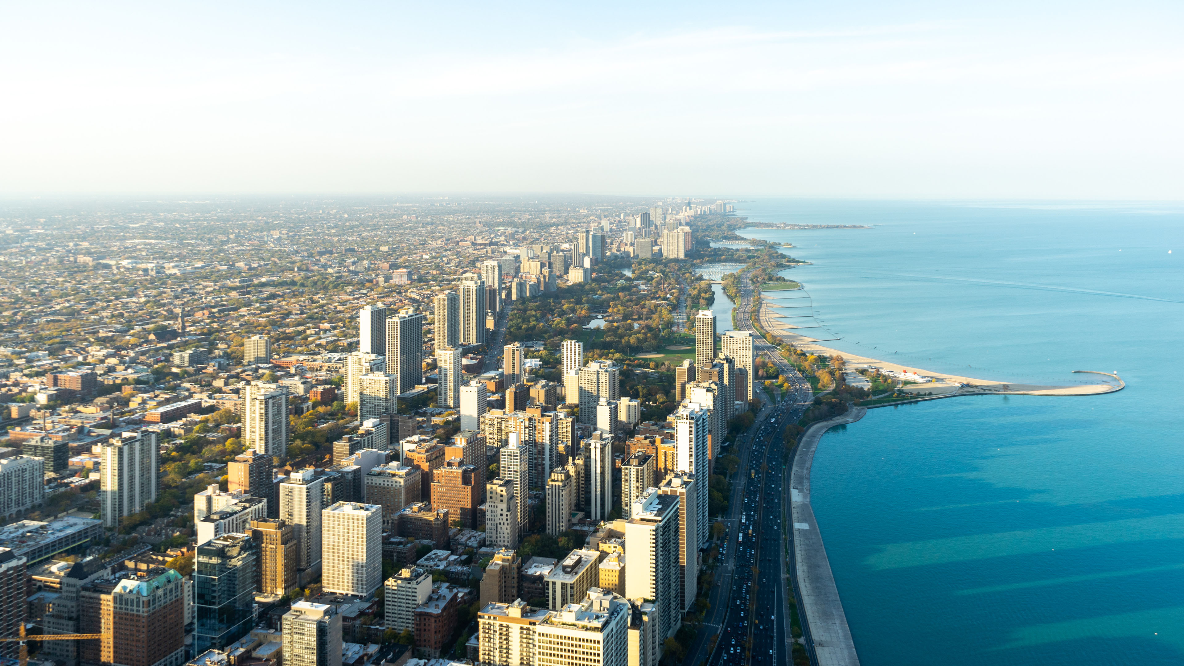 海滨城市,海湾,都市,高楼林立