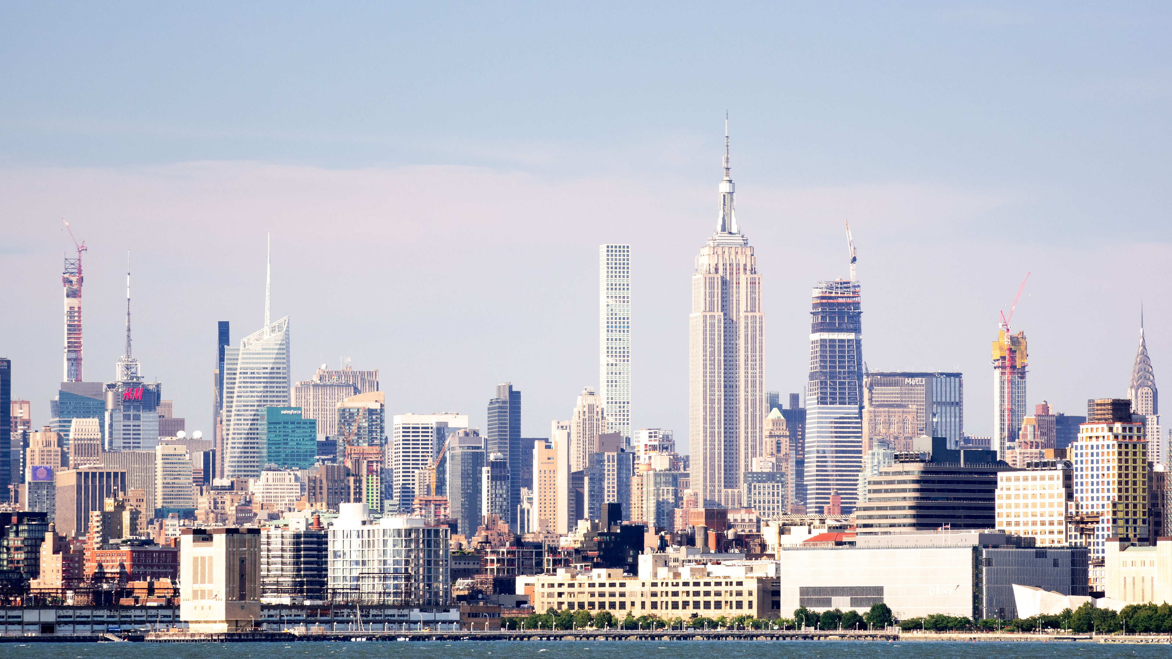 都市,大海,高楼