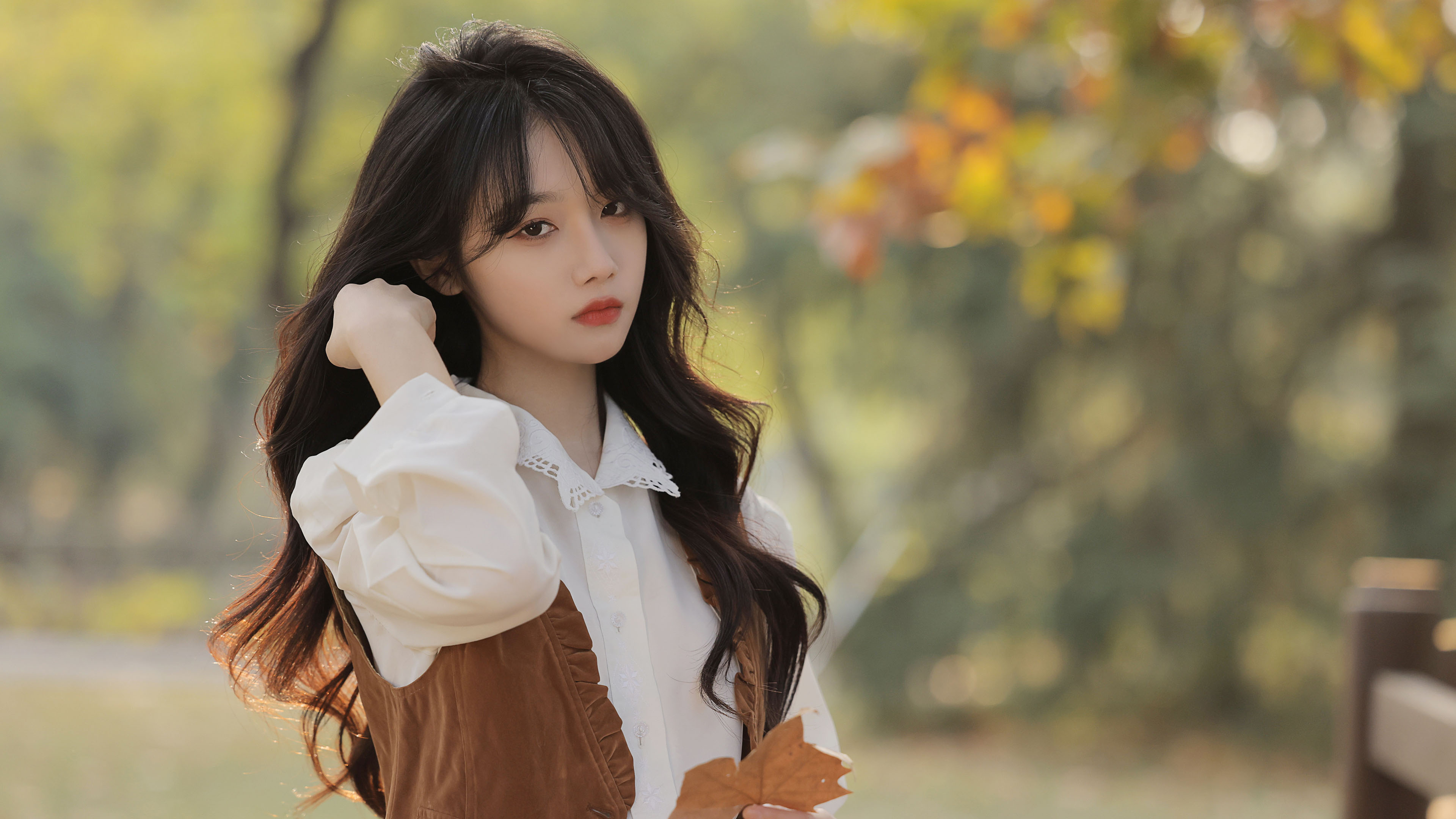 宋昕冉,秋天,树叶