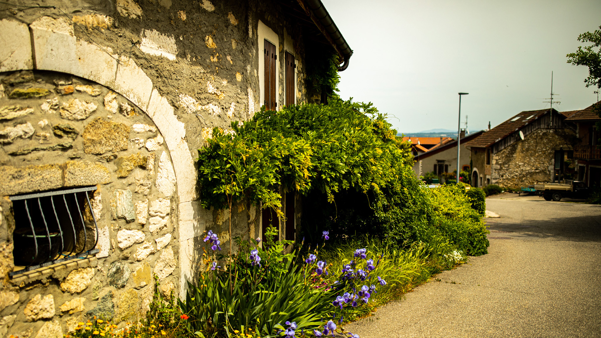 小镇,特色小屋,窗户