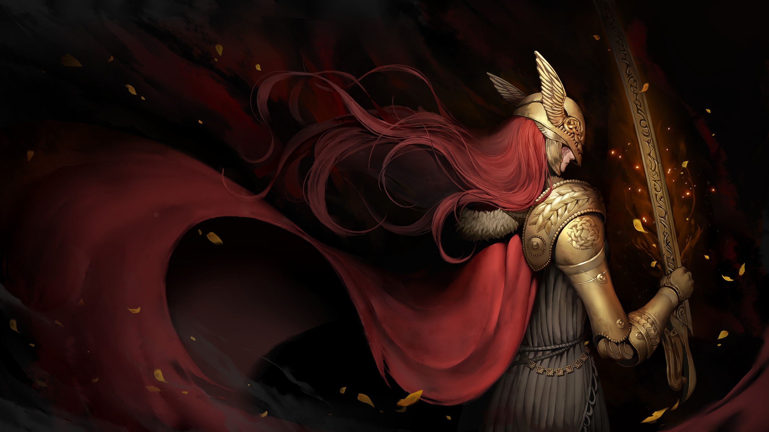 艾尔登法环,女武神,玛丽莲