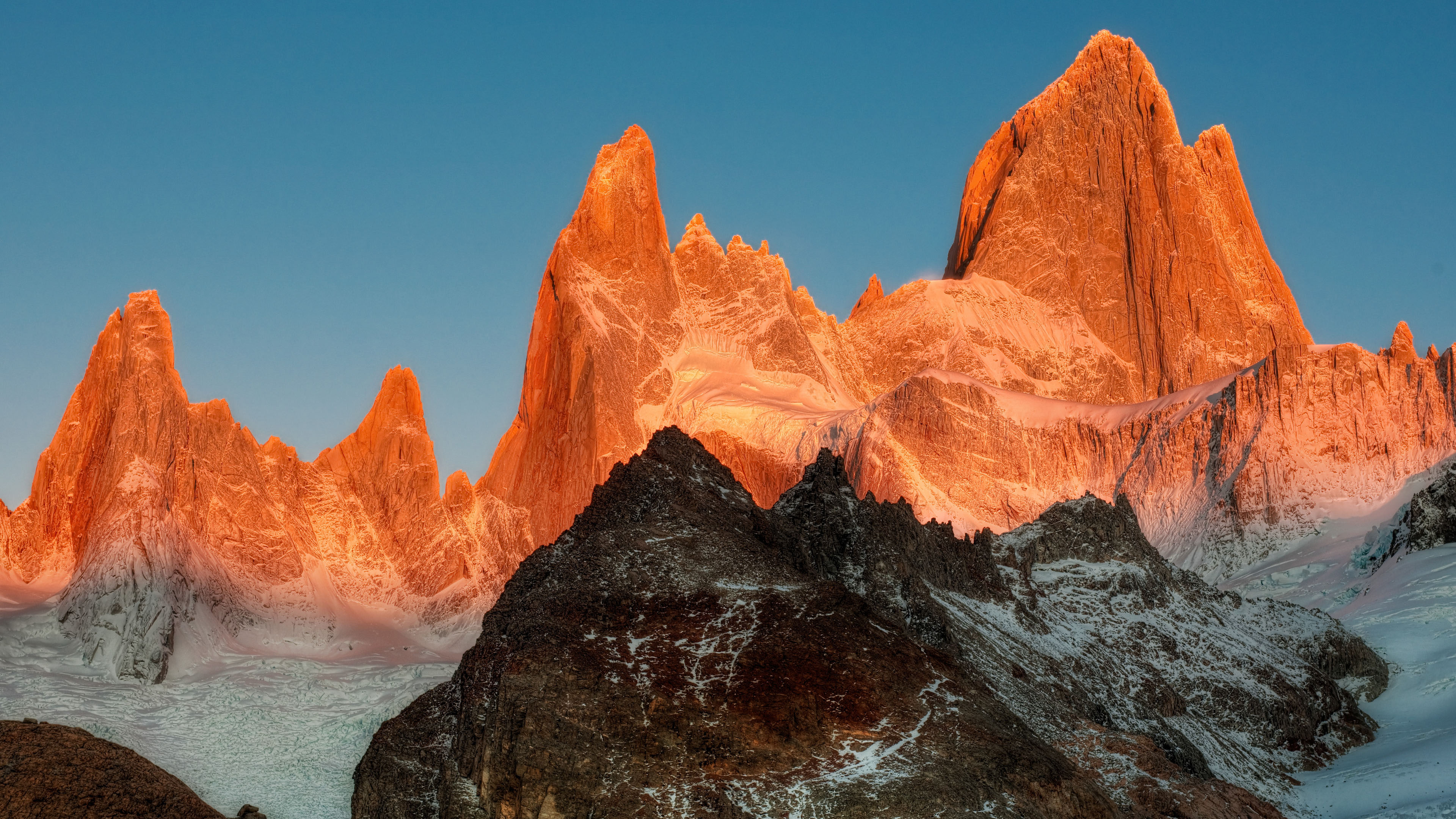 自然风光,雪山,神秘,山峰