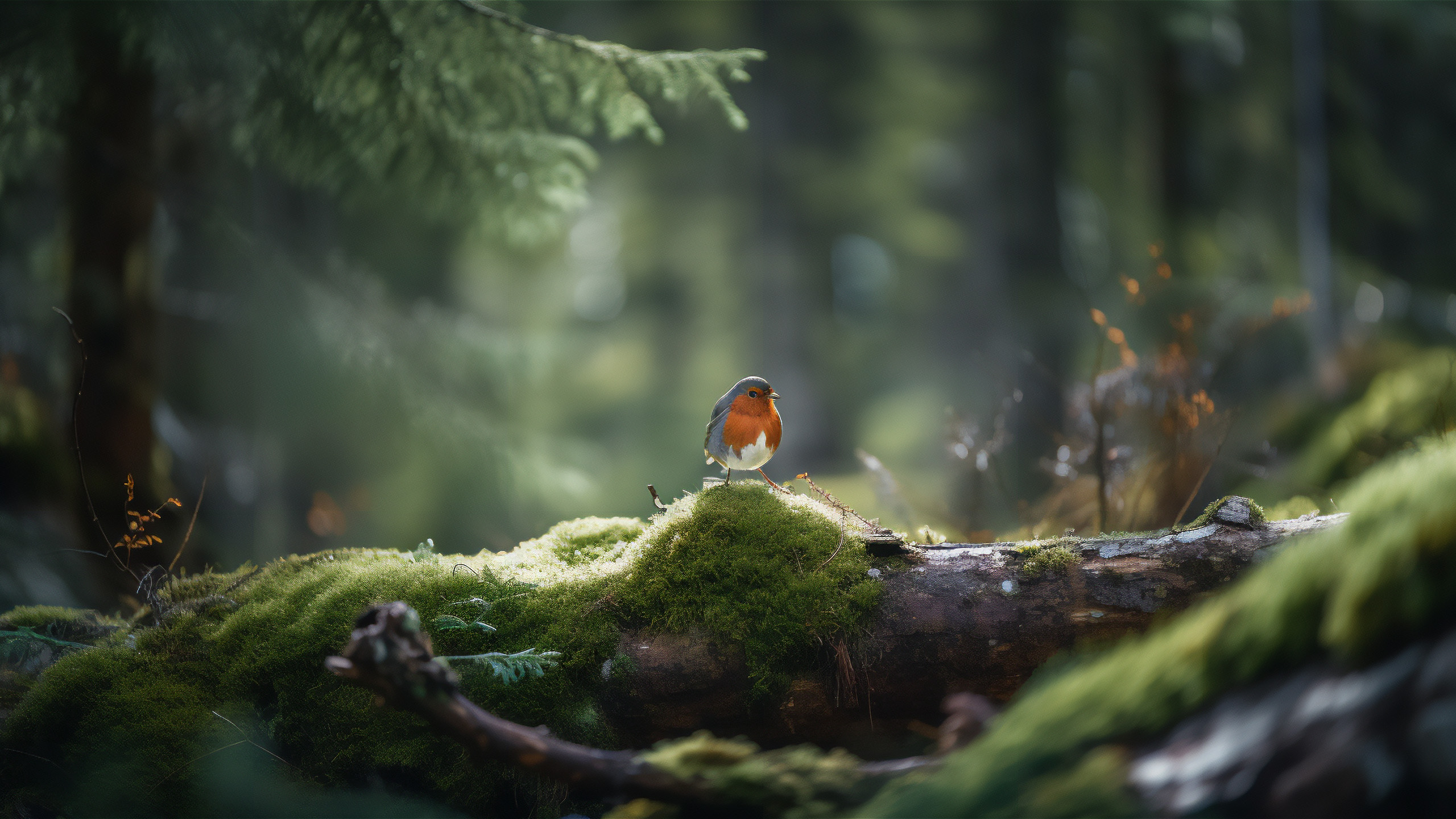 小鸟天地,森林,金丝雀