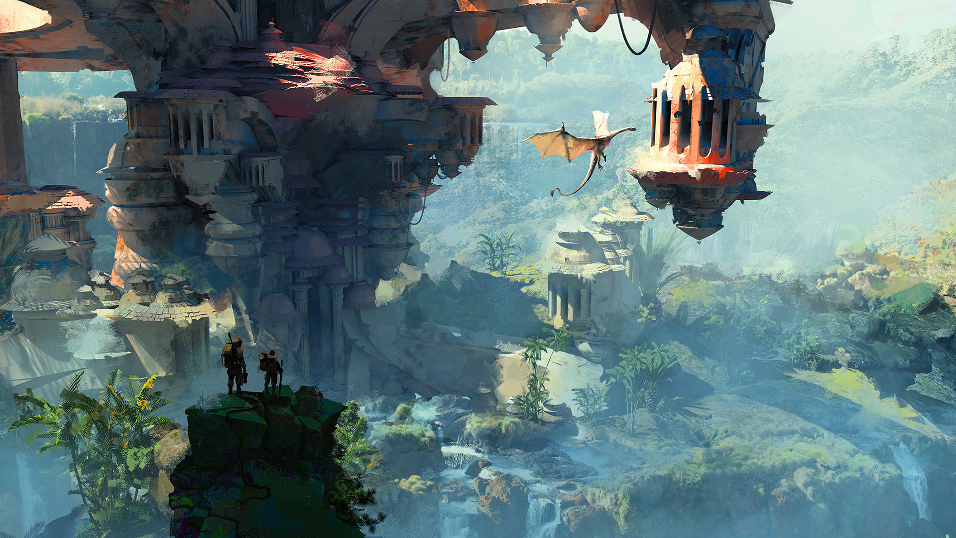 飞龙,奇观,森林,壮观