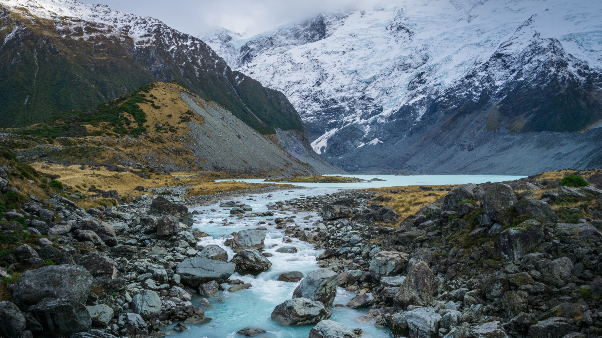 自然风光,雪山,石头