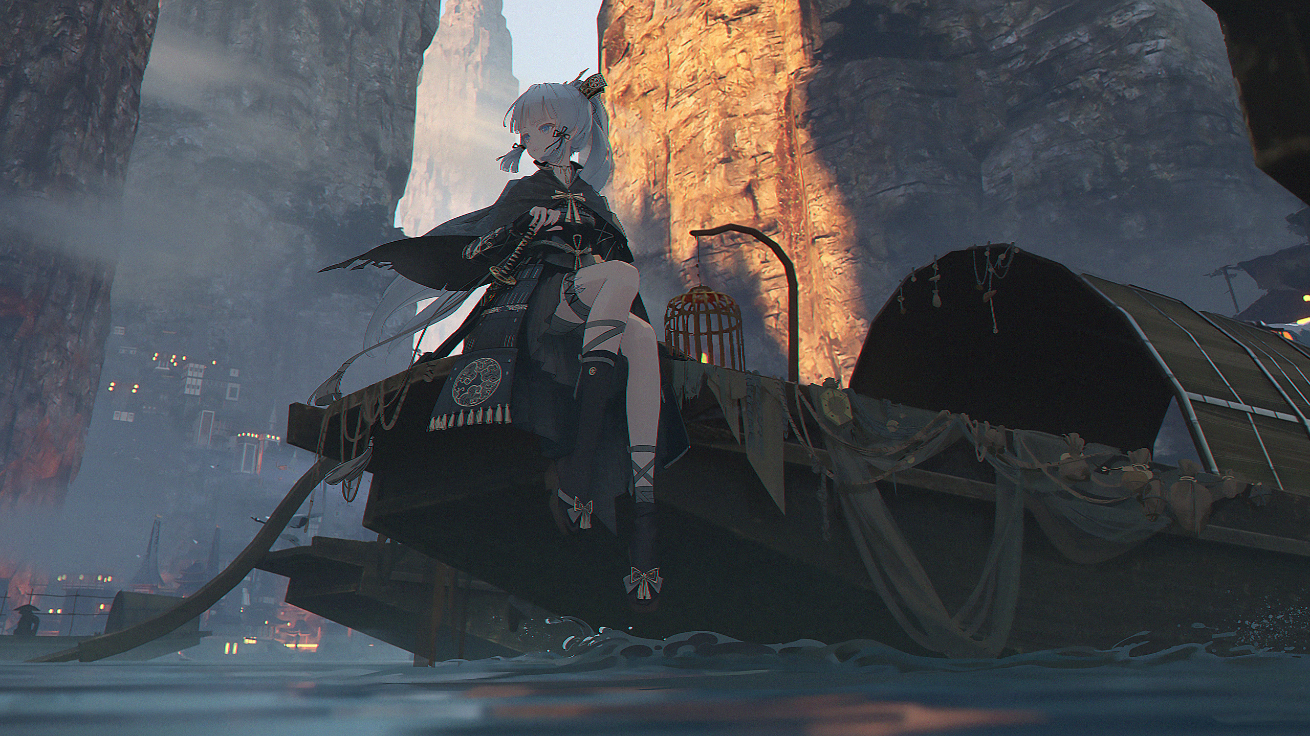 原神,手游,小船,渔船