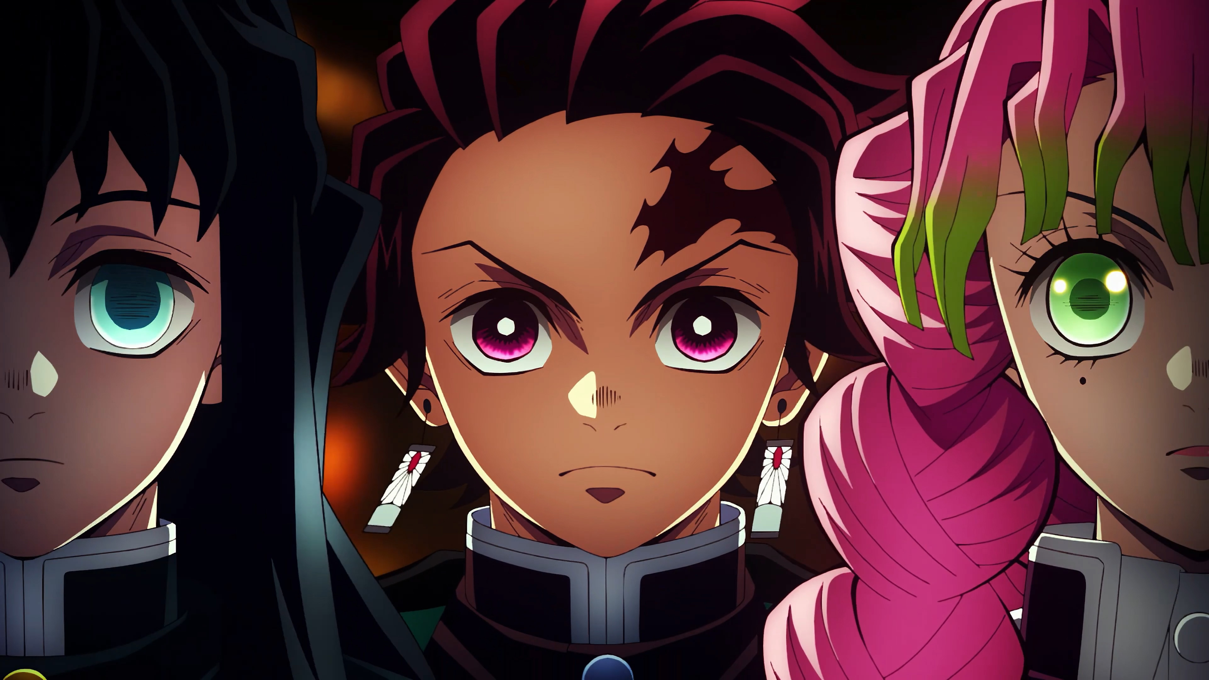 鬼灭之刃,炭治郎,霞柱,恋柱