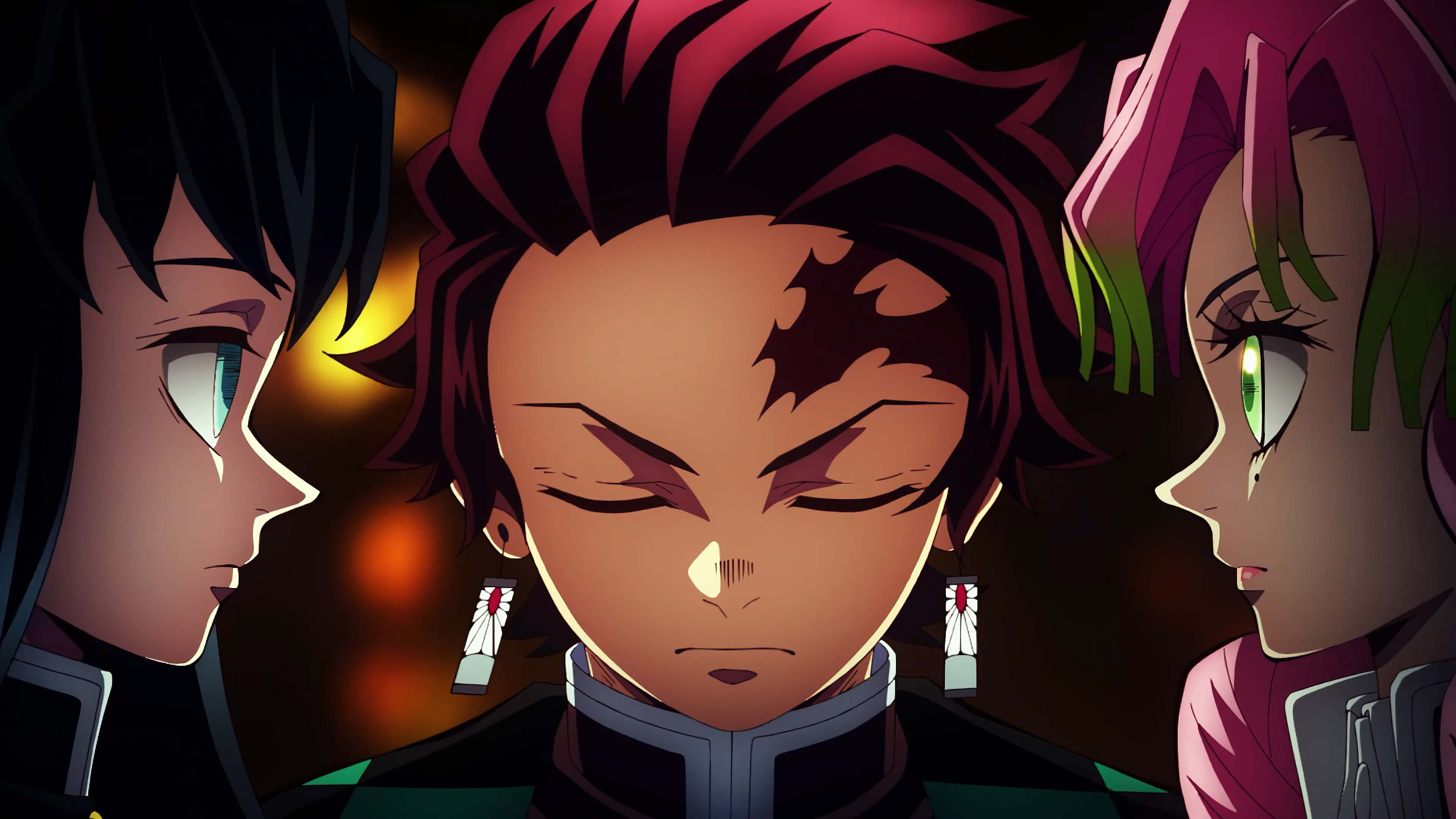 鬼灭之刃,炭治郎,霞柱,恋柱