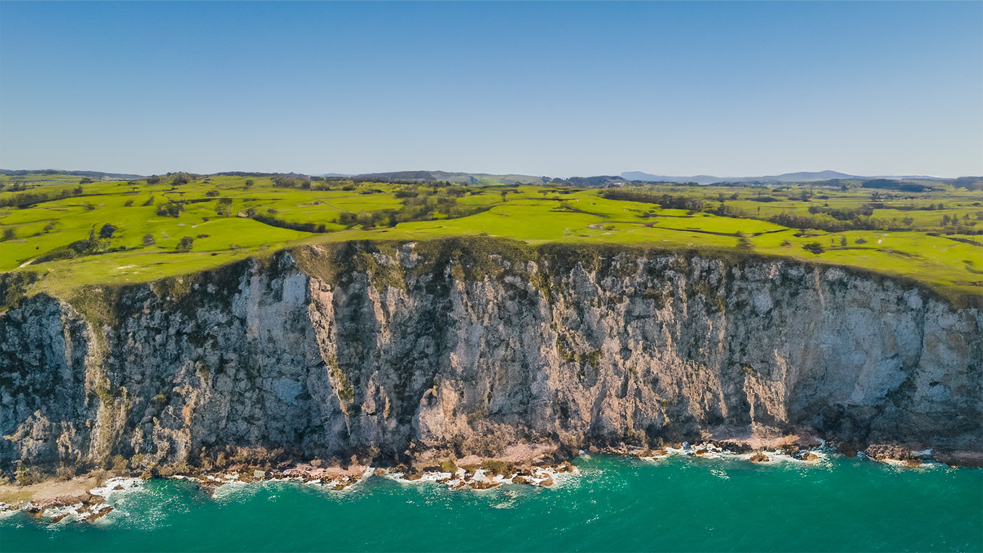 海洋天堂,悬崖,航拍