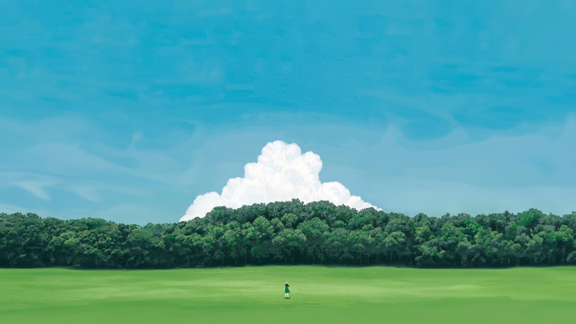 草原,蓝天,心旷神怡,白云