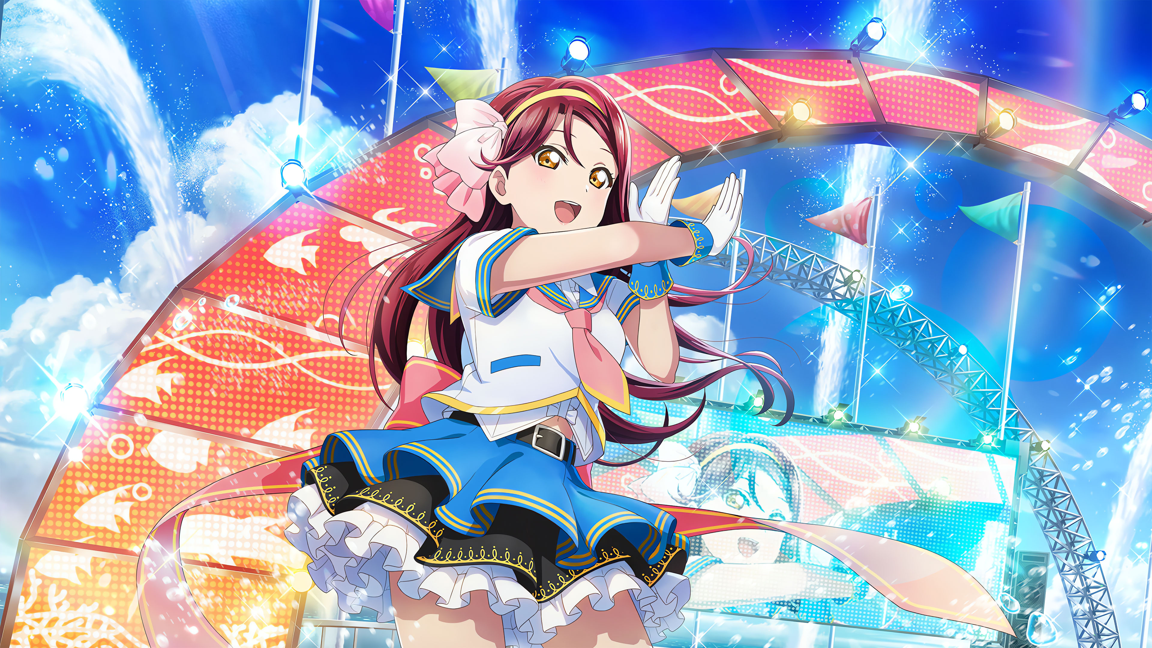 lovelive,明星,唱歌,灯光闪耀