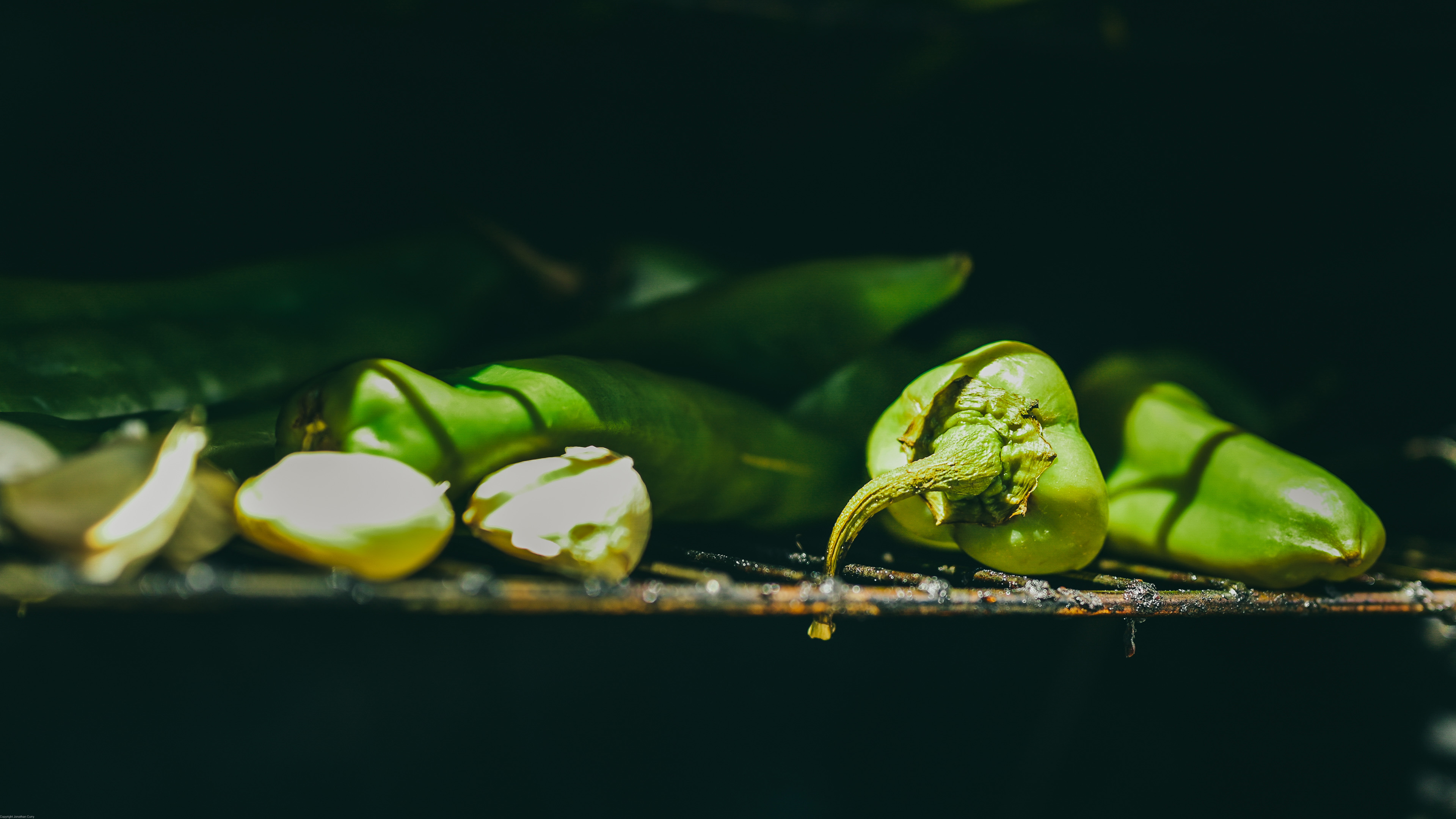 舒缓压力,青椒,大蒜