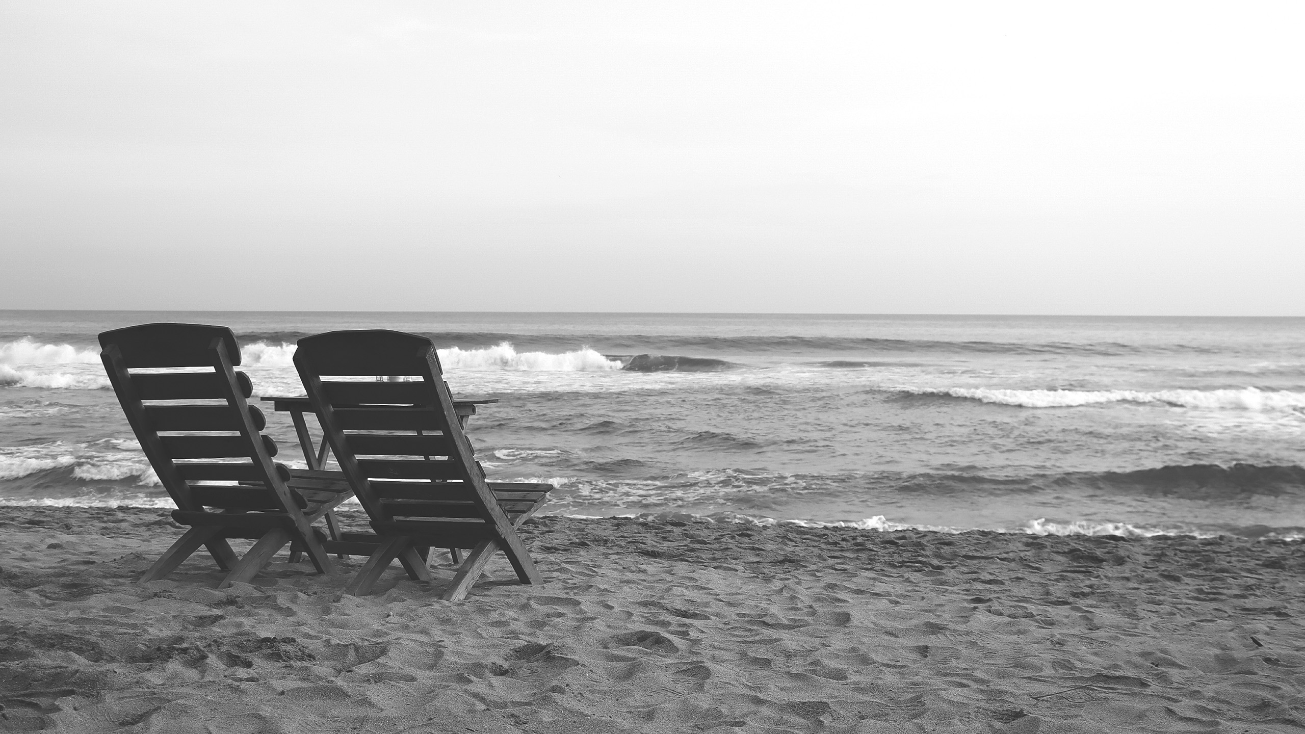 海洋天堂,座椅,海浪,沙滩,黄昏
