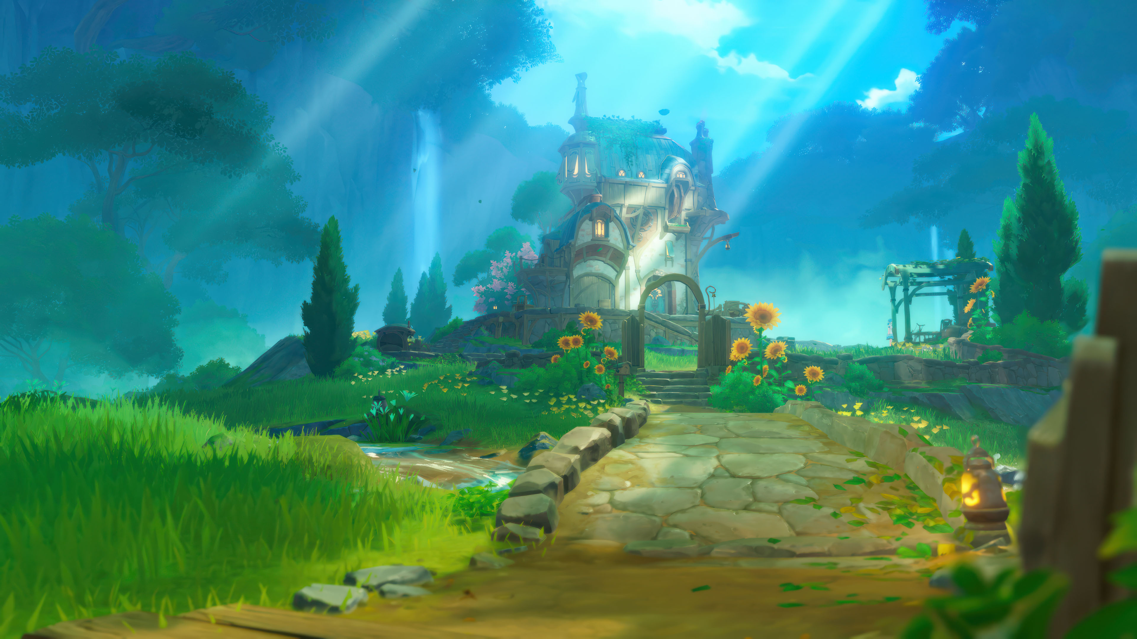 童话,城堡,庄园,拱桥