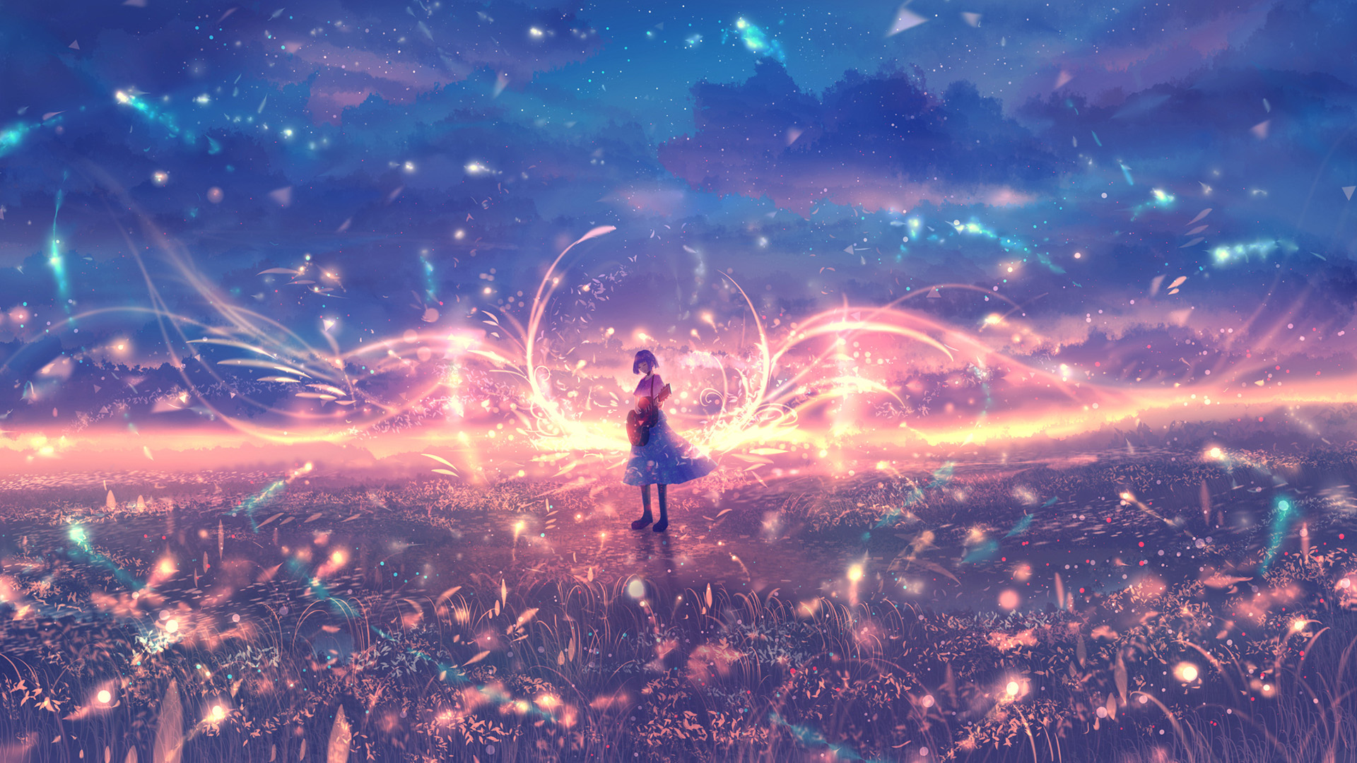 音乐,飞舞,浪漫,女孩