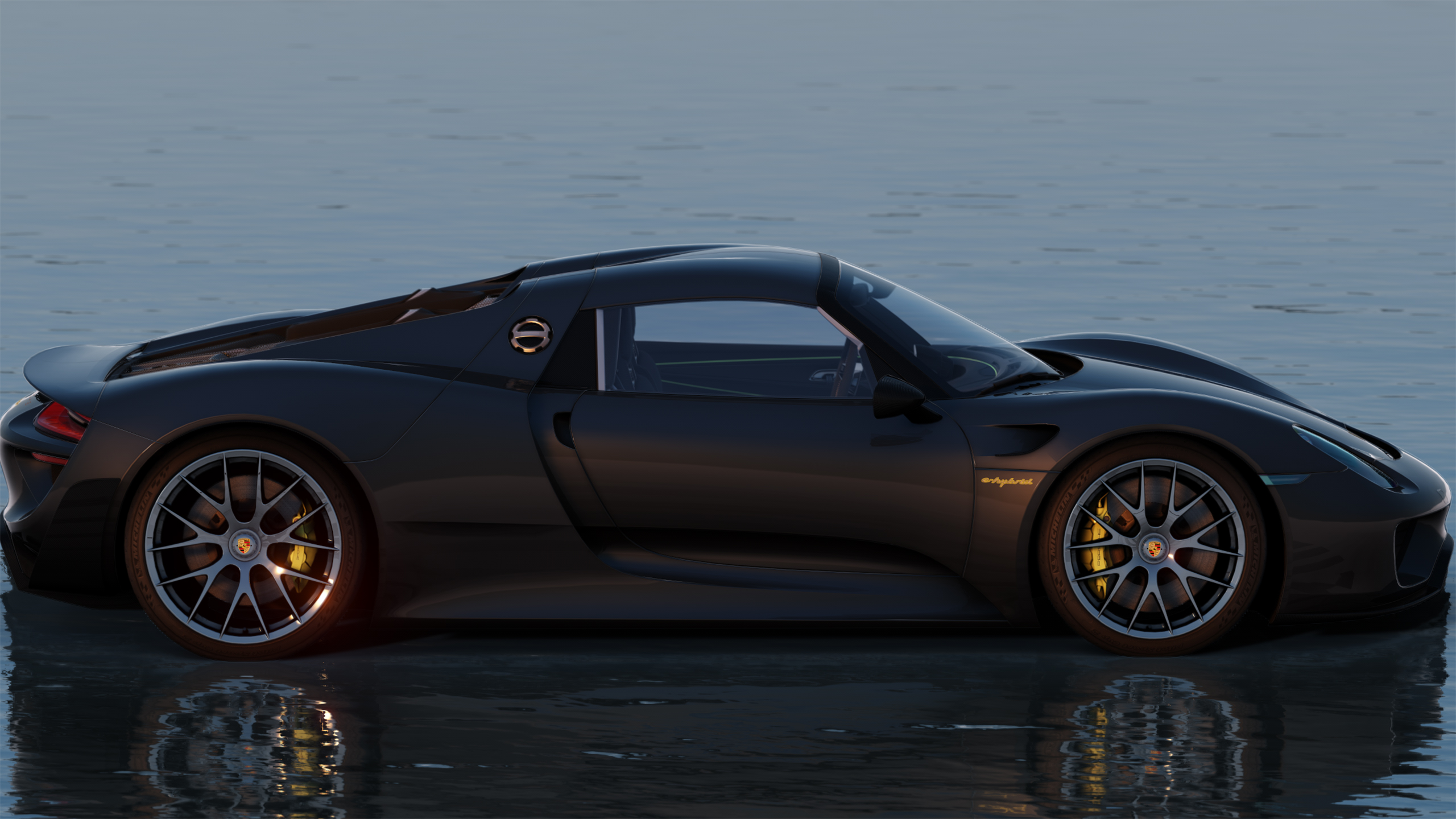 保时捷,跑车,海滩