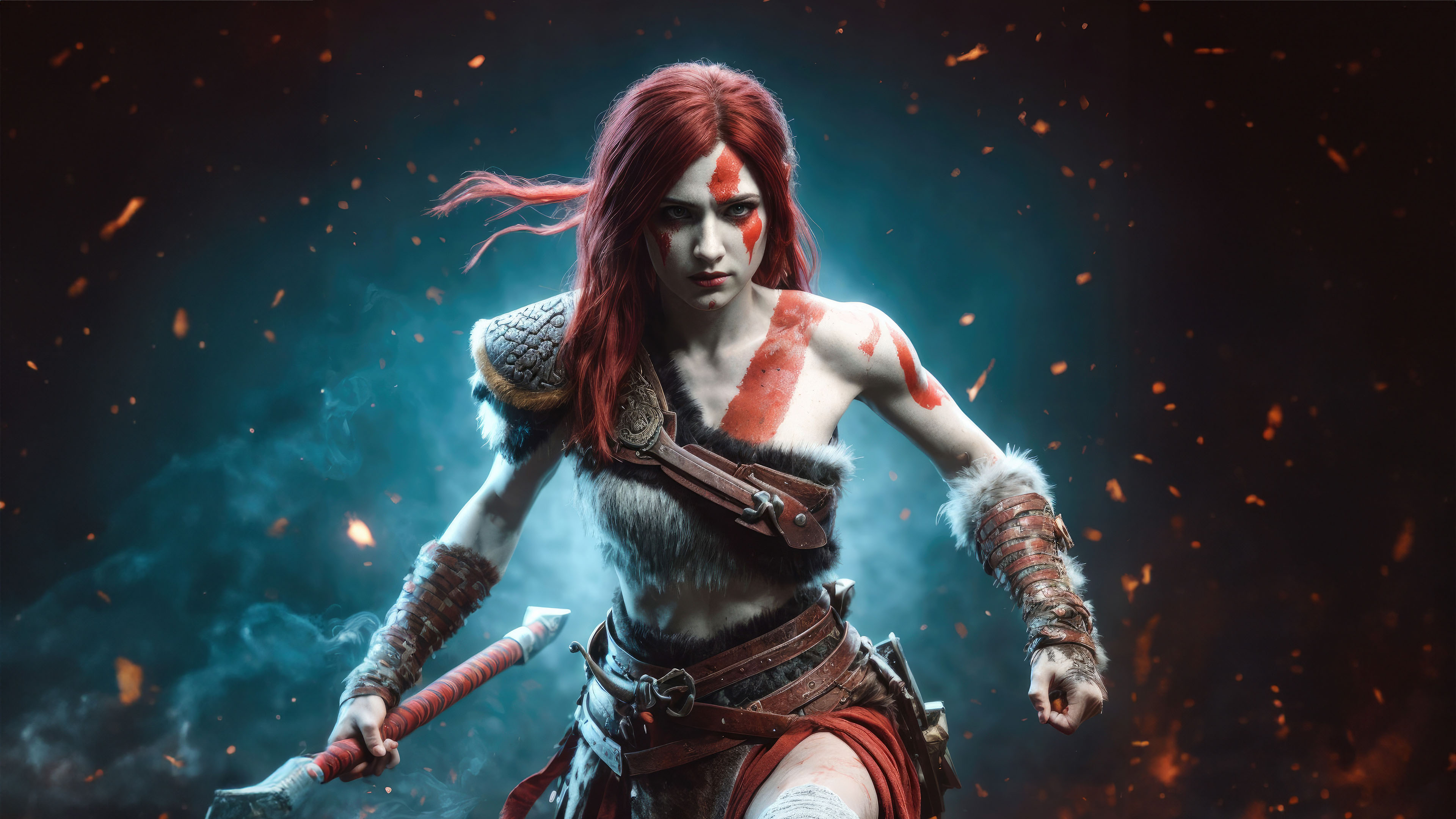 主机游戏,战神,纹身