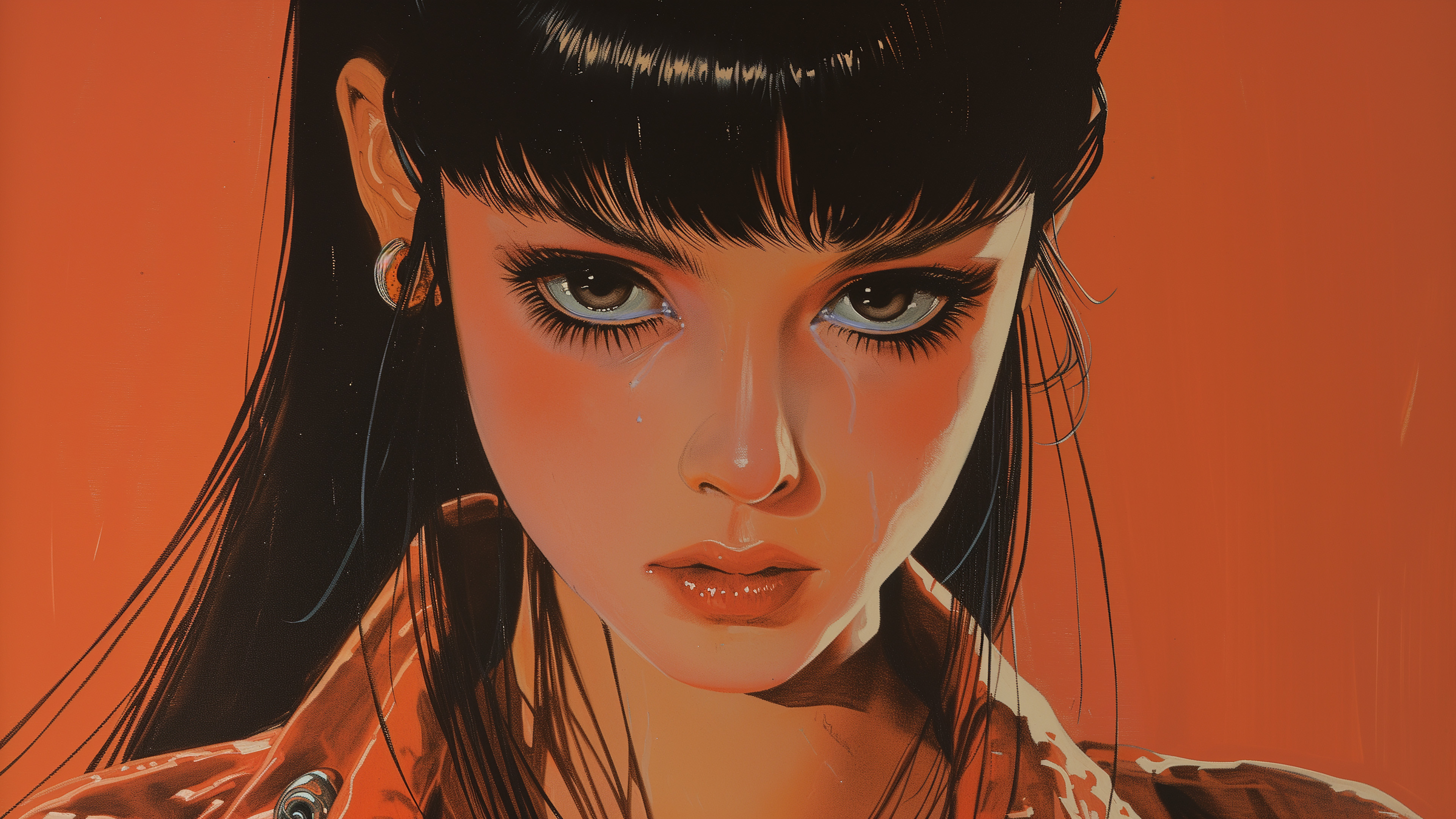 复古,大眼睛,刘海