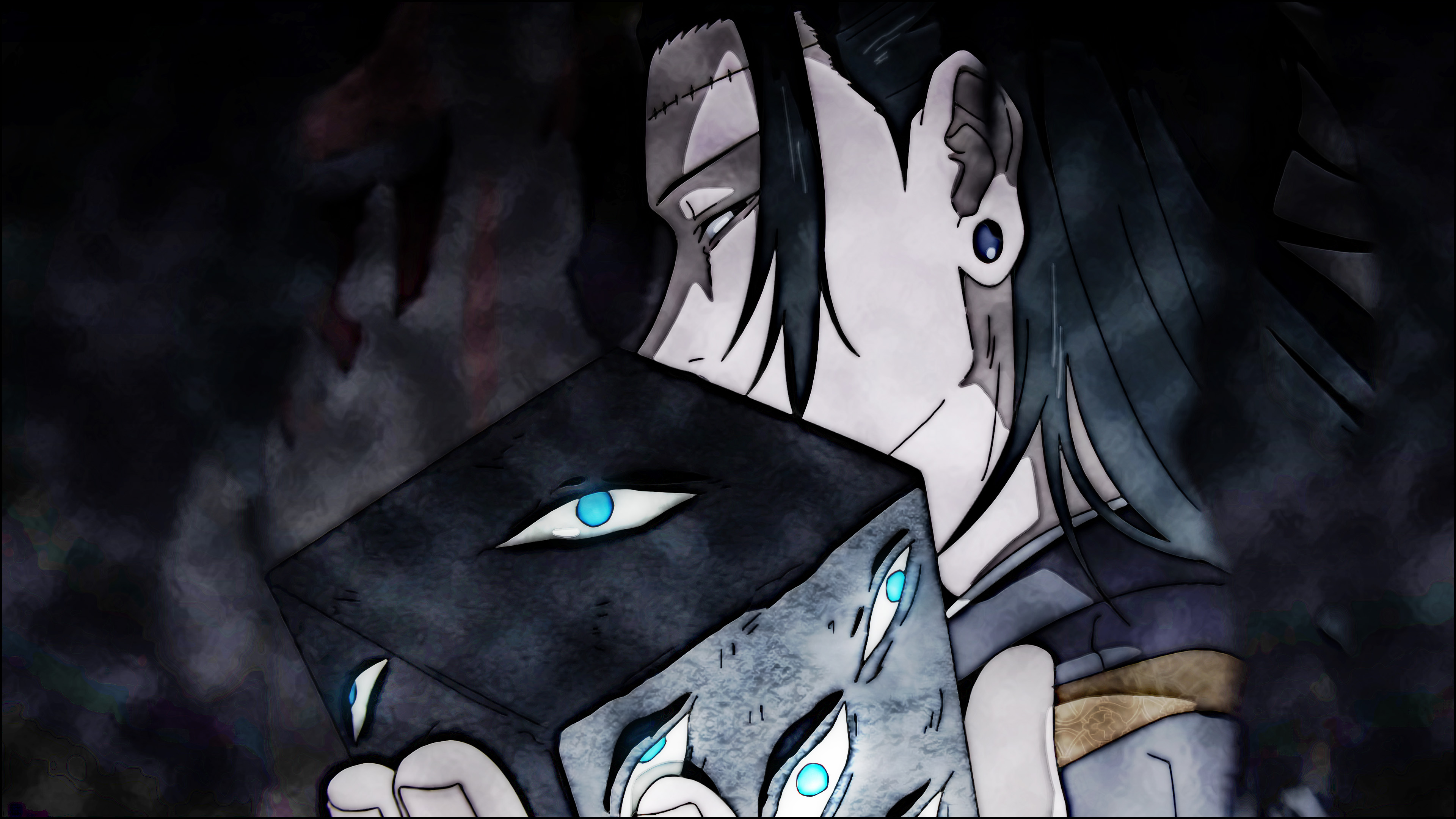 咒术回战,夏油,脑花,狱门疆,眼睛