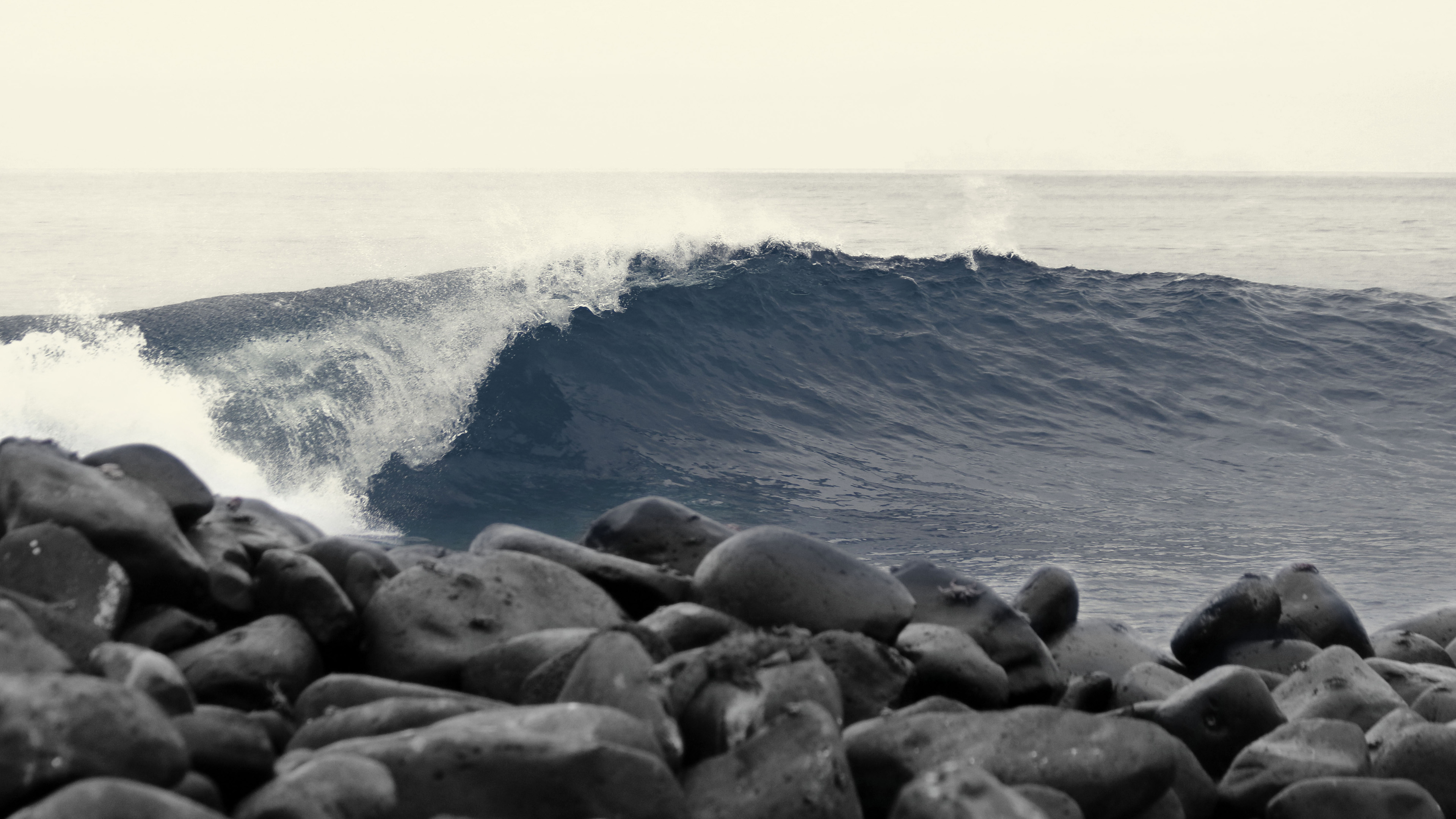 海洋天堂,石头,海滩,海浪