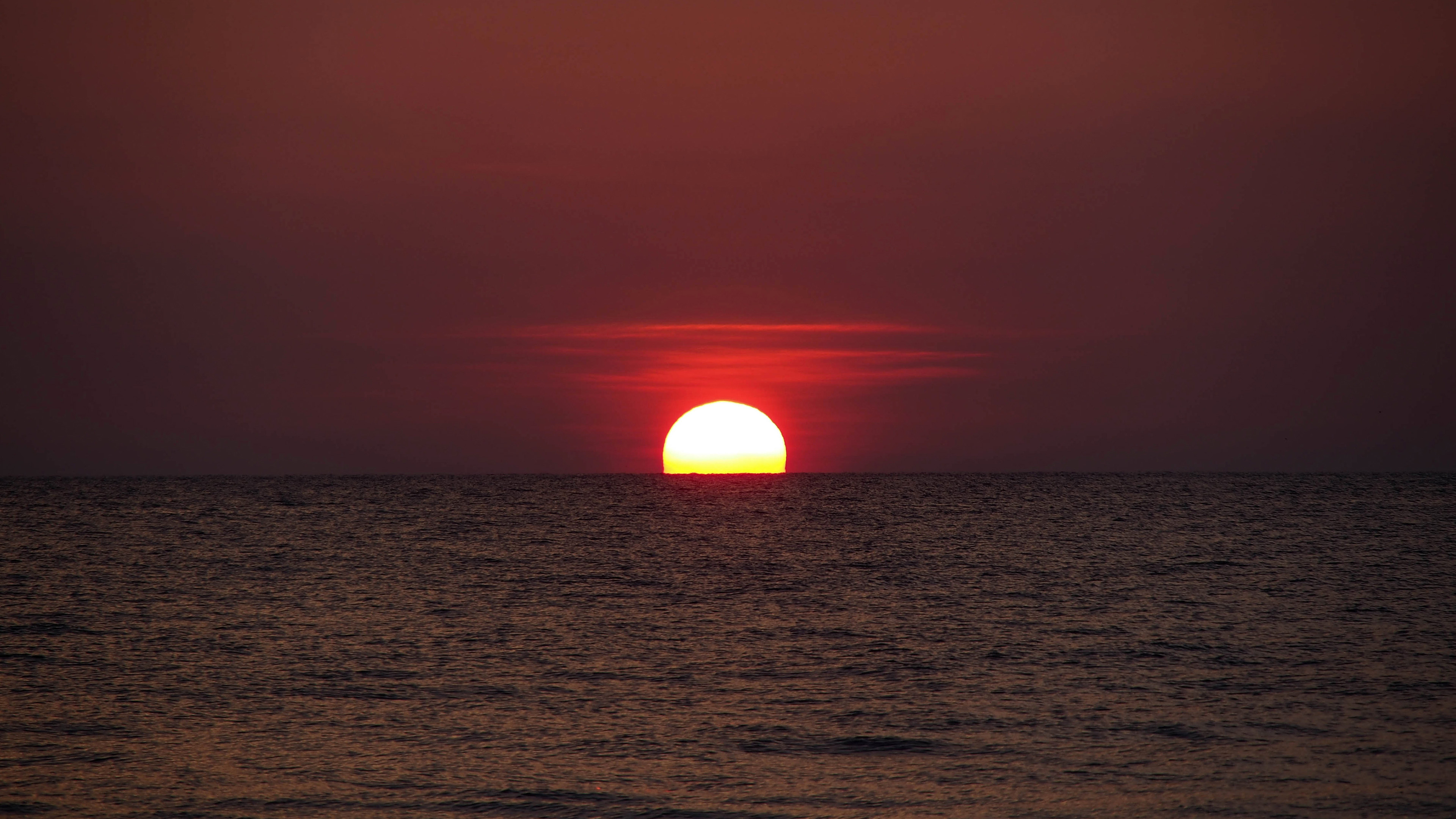 日出,海平面,太阳,朝霞