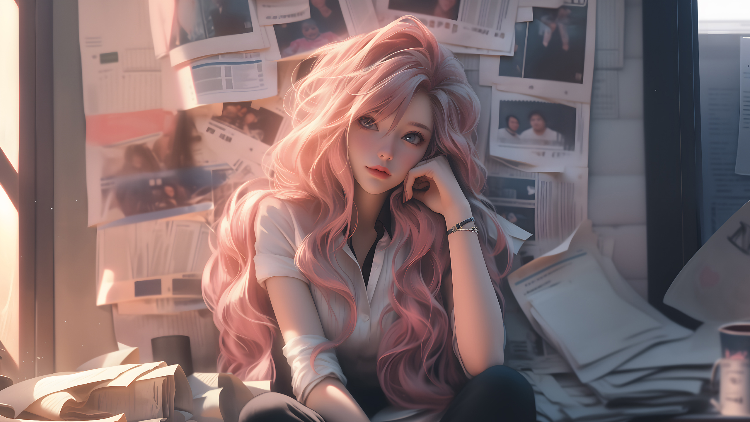 报纸墙,萨勒芬妮,英雄联盟,LOL